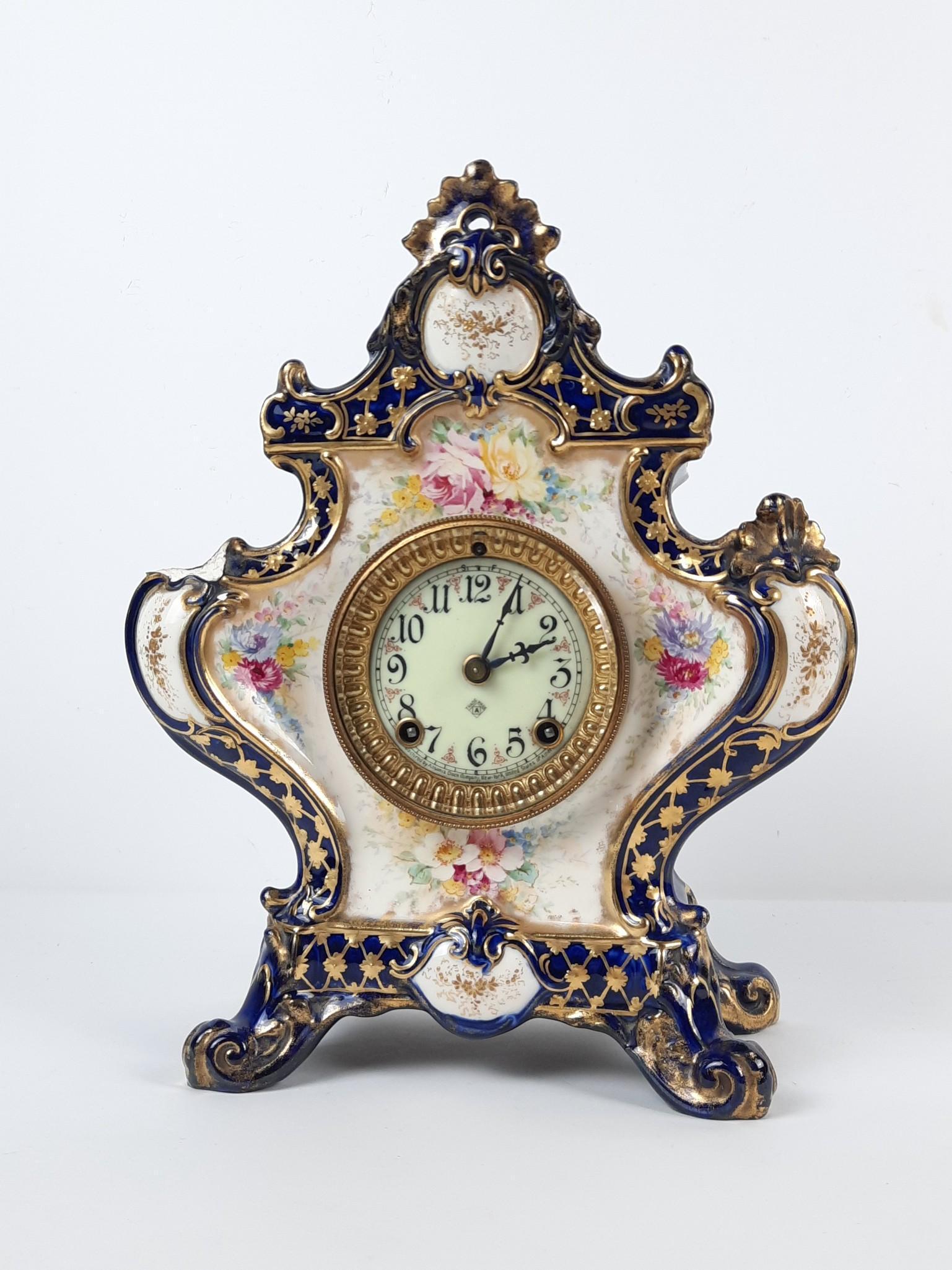 Royal Bonn Ansonia Porcelain Clock (1 of 6)