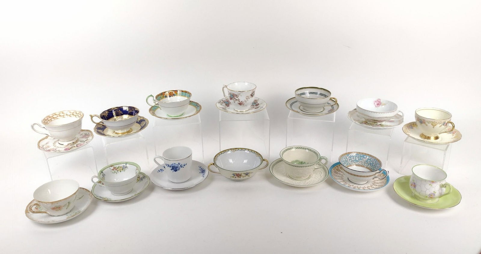 Assorted Tea Cups & Saucers incl Royal Albert (1 of 12)