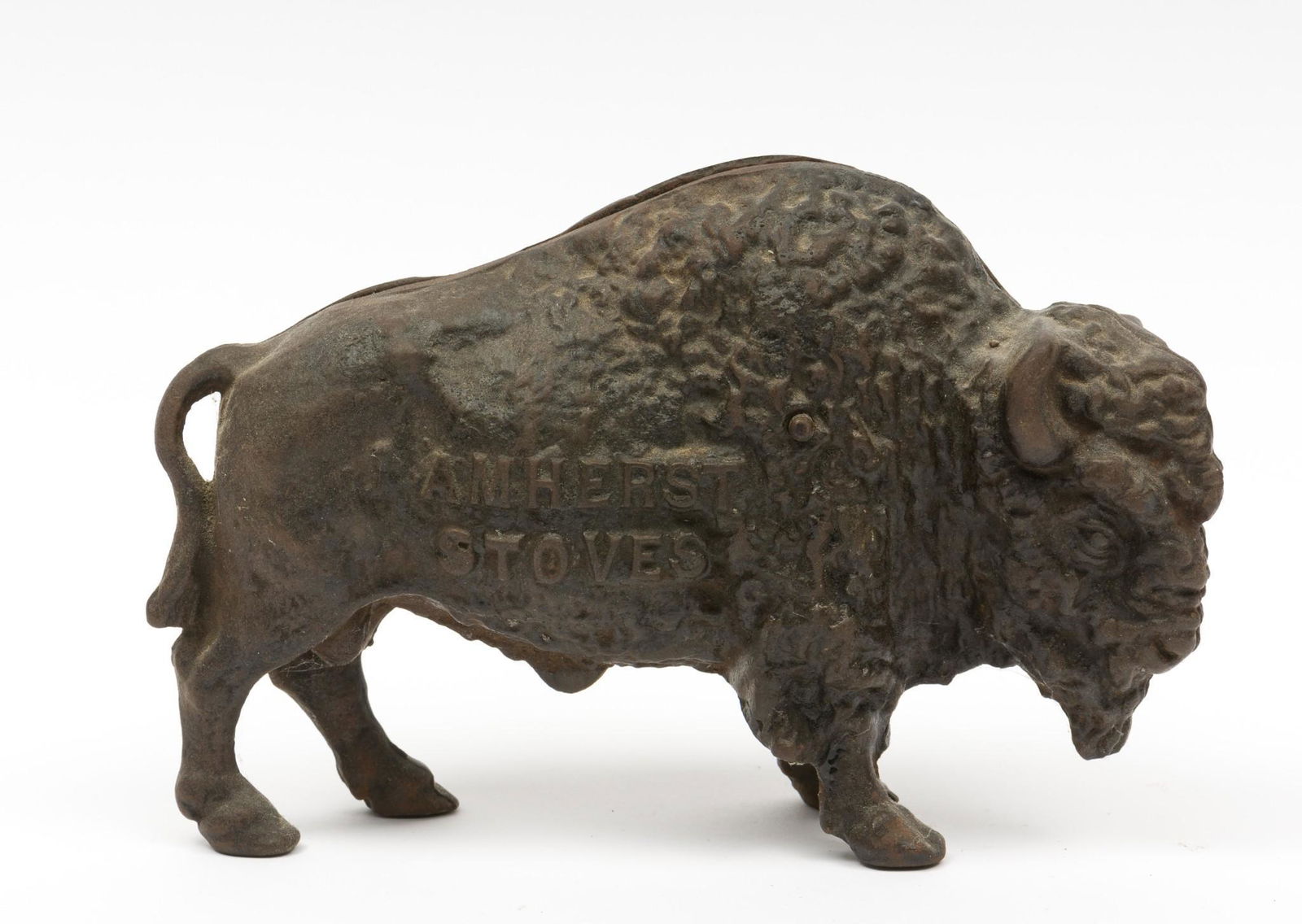 Amherst Stoves Buffalo Still Bank (1 of 3)