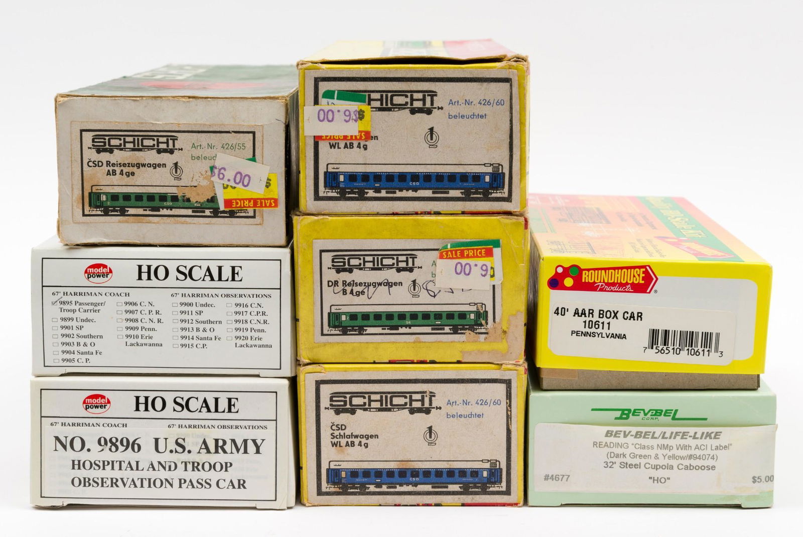 8 Ho Rolling Stock in OB's incl Schicht (1 of 5)