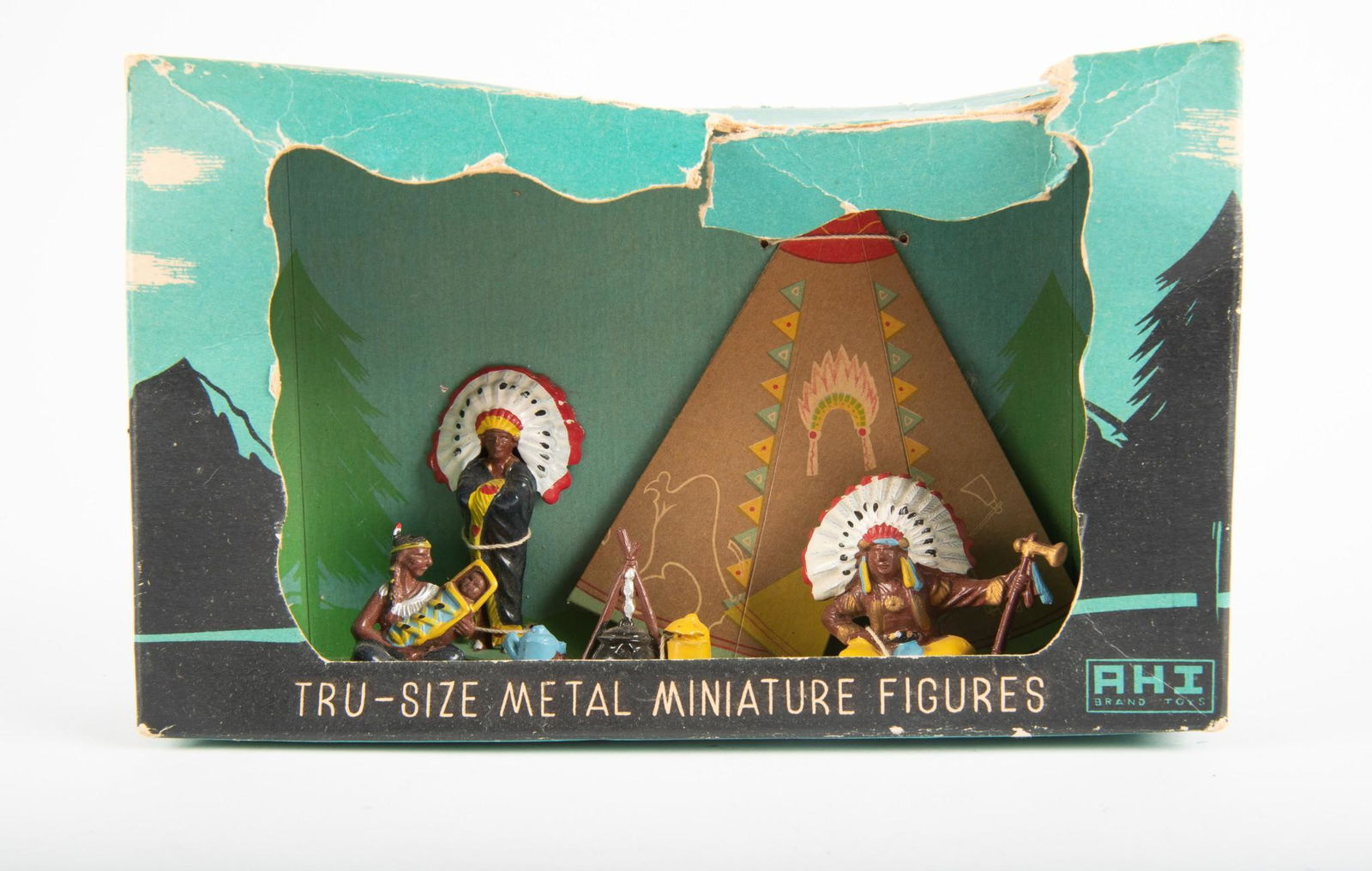 AHI Metal Native American Miniatures MIB (1 of 4)
