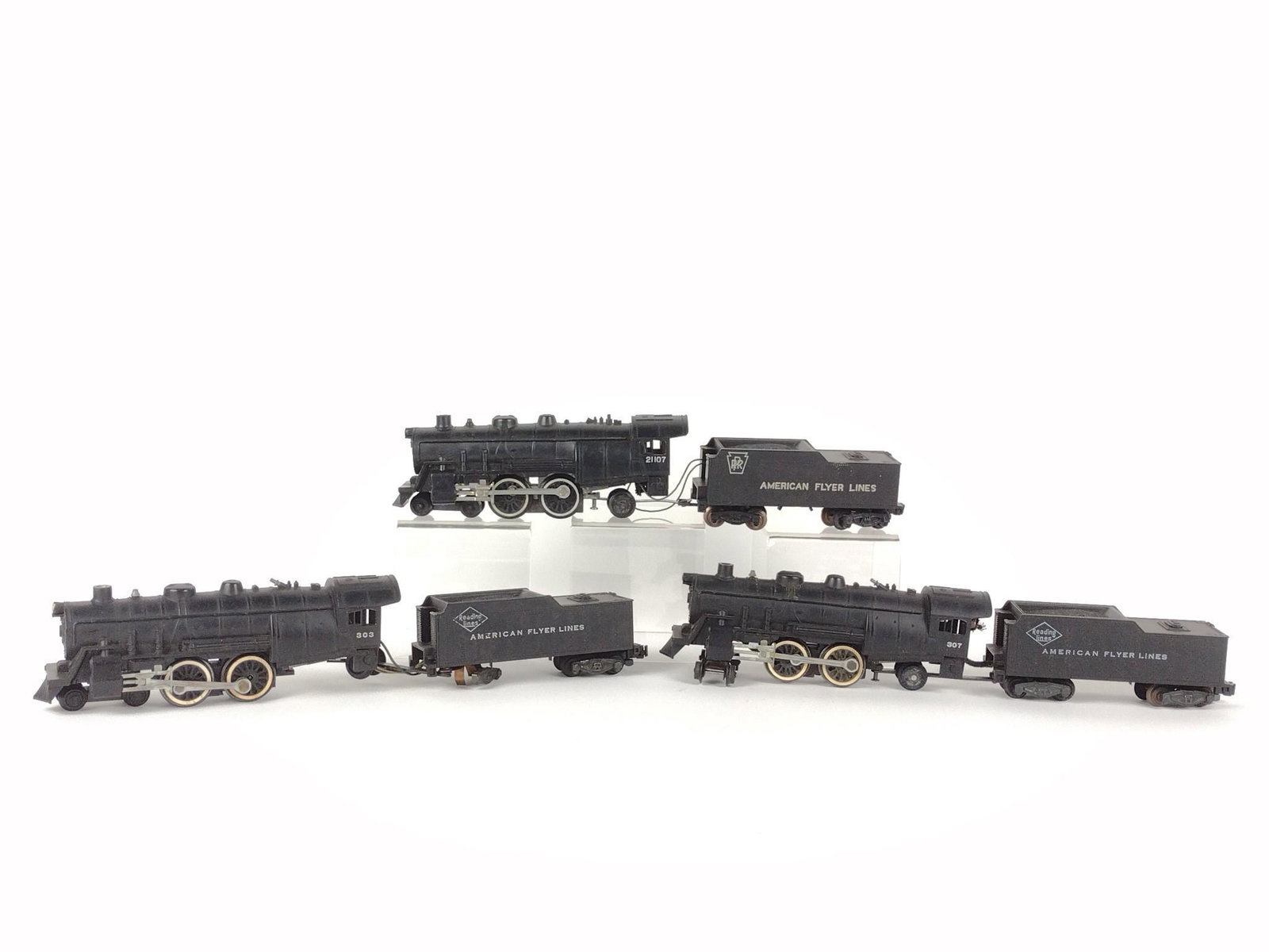 3 American Flyer O Gauge Powered Steam Engines & Tenders (1 of 5)