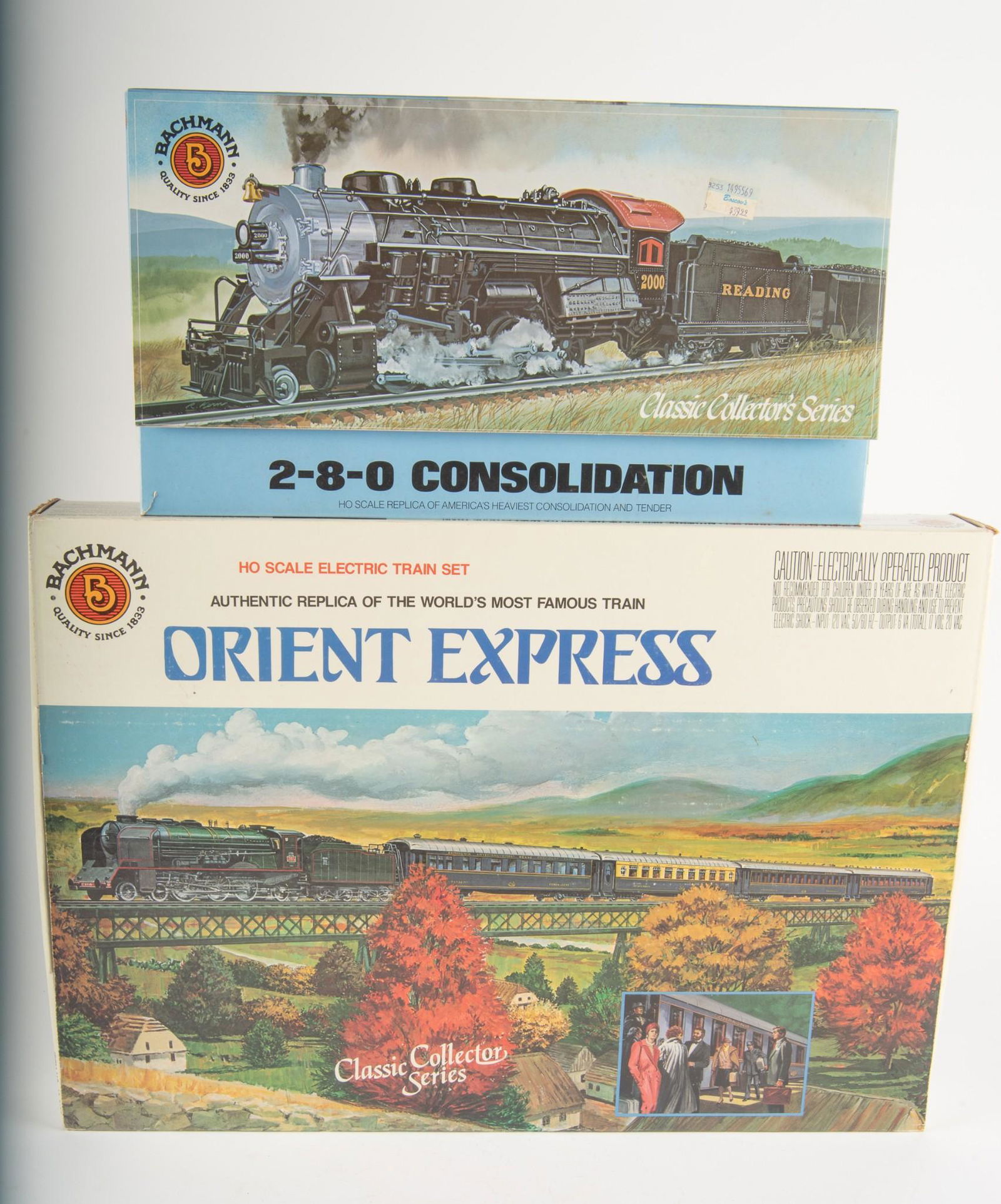 2 Bachmann HO Scale Trains in OBs (1 of 4)