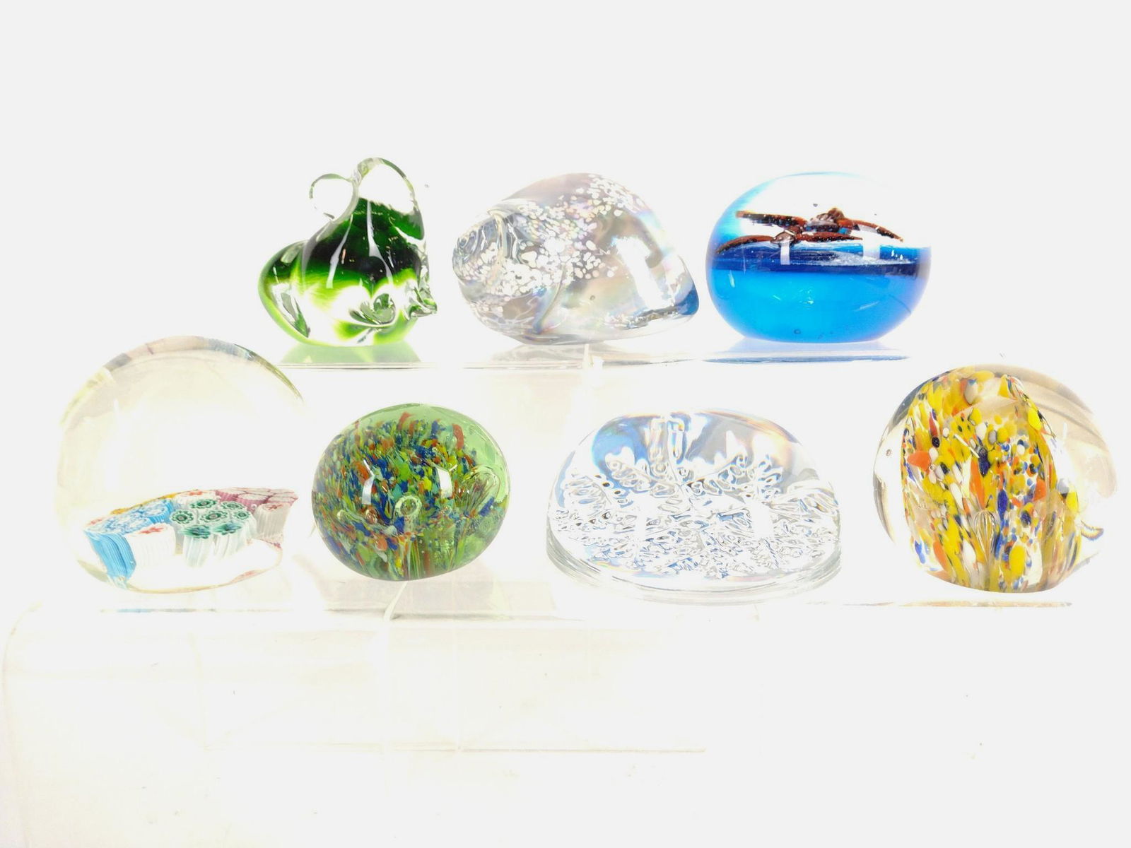 7 Art Glass Paperweights (1 of 3)