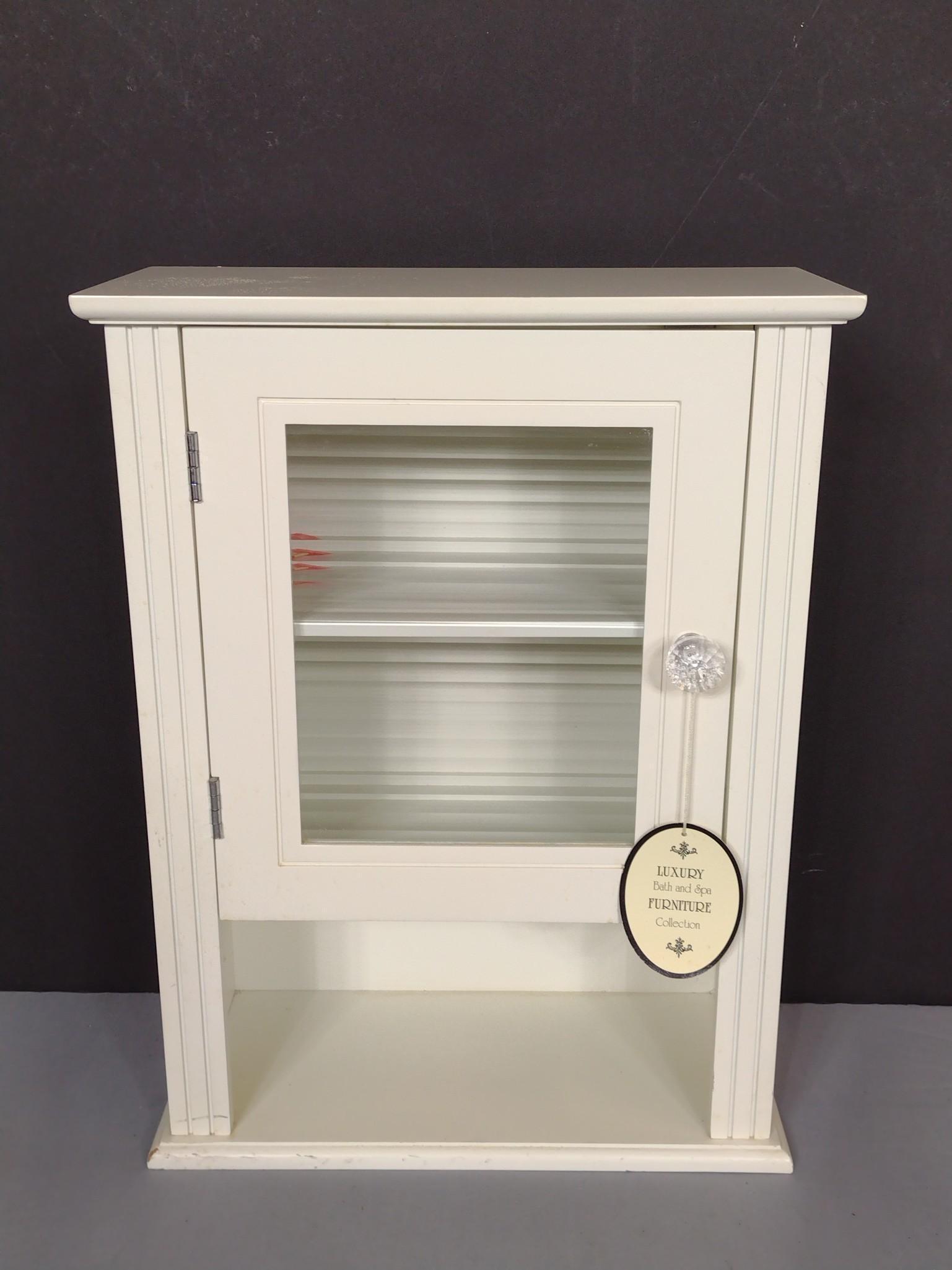 Glass Door Wall Cabinet (1 of 4)