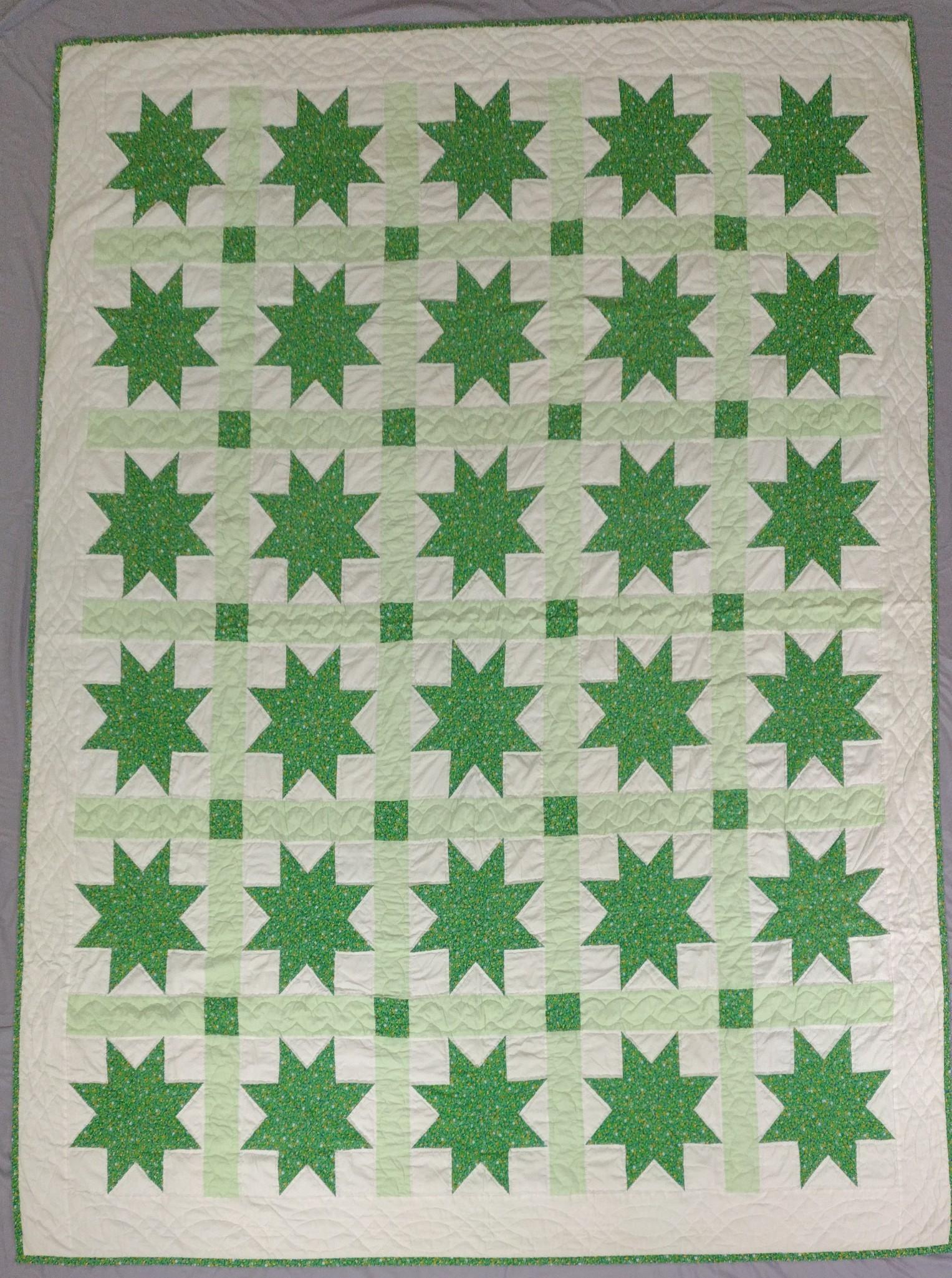 Vintage Starburst Quilt (1 of 2)