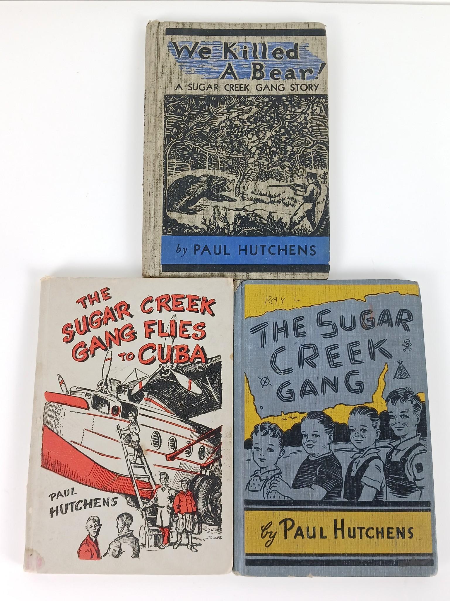 3 Paul Hutchens Sugar Creek Gang Books (0243) on Dec 12, 2022