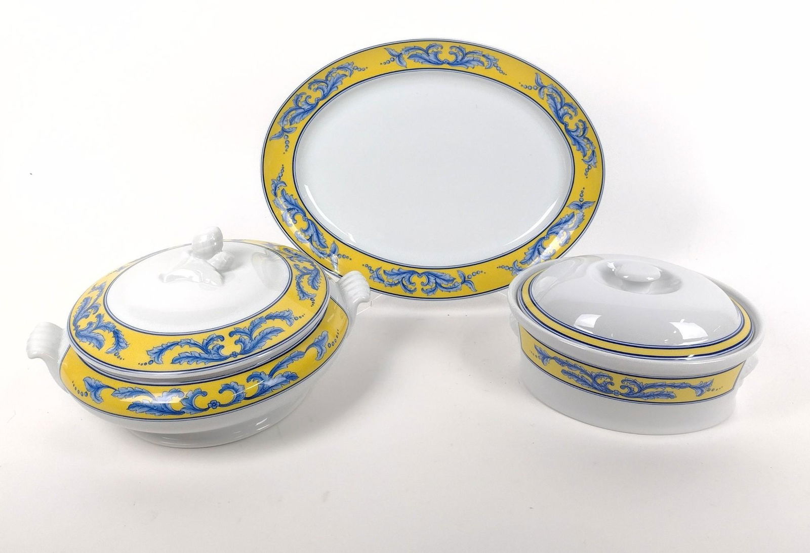 3 Pcs 1824 Vista Alegre Portugal Fine China (1 of 3)