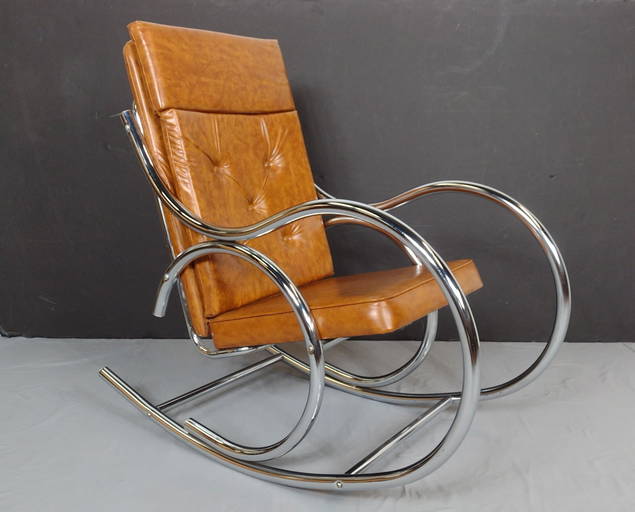 U.S. Furniture Industries Chrome Frame Rocker (0355) on Dec 12, 2022
