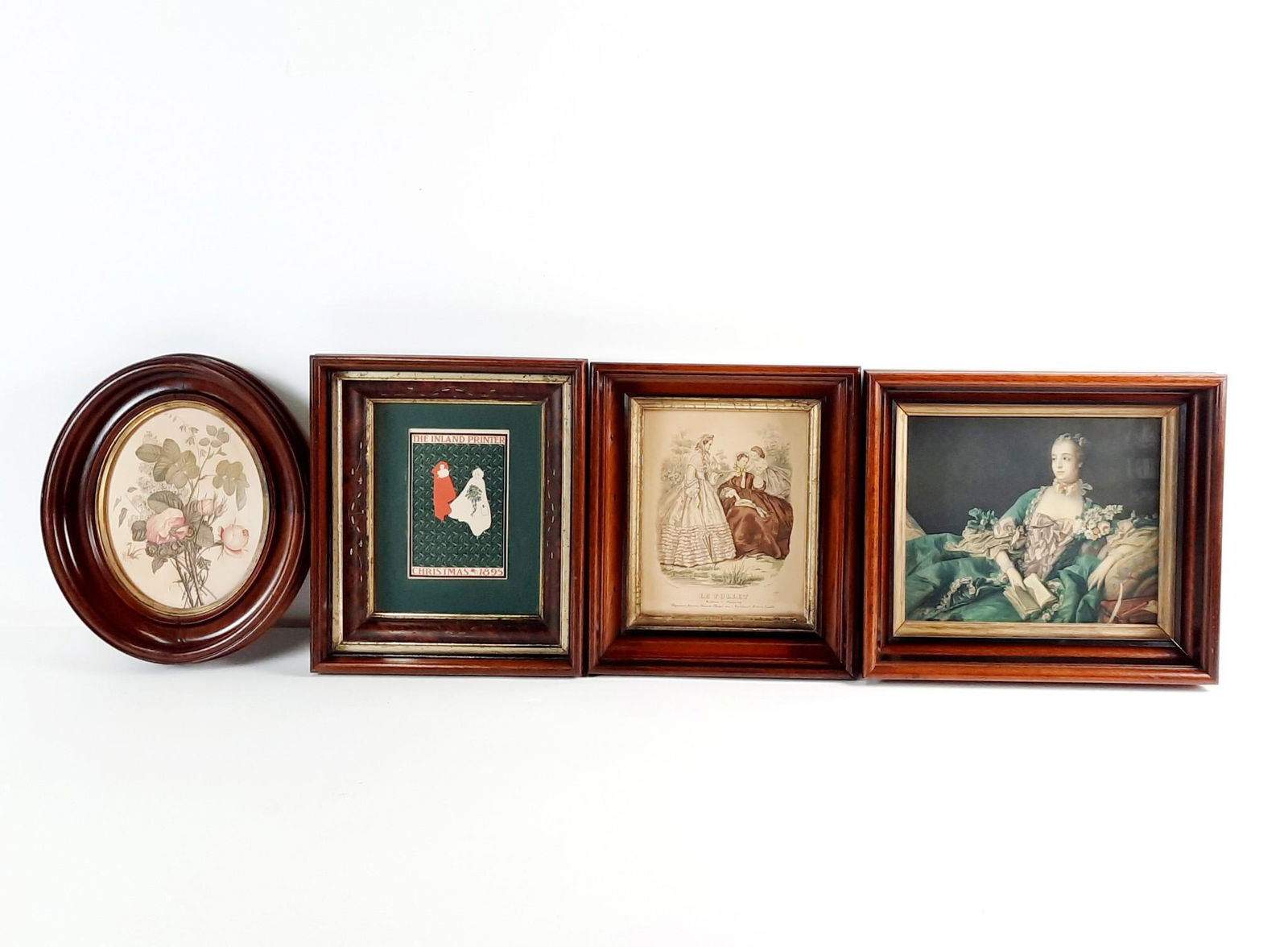 4 Antique Walnut Frames (1 of 5)