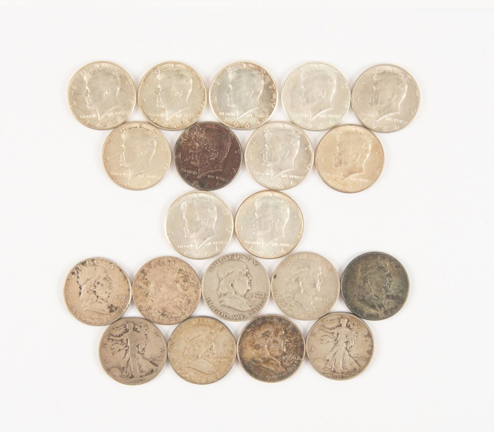 20 US Silver Half Dollars (1 of 2)