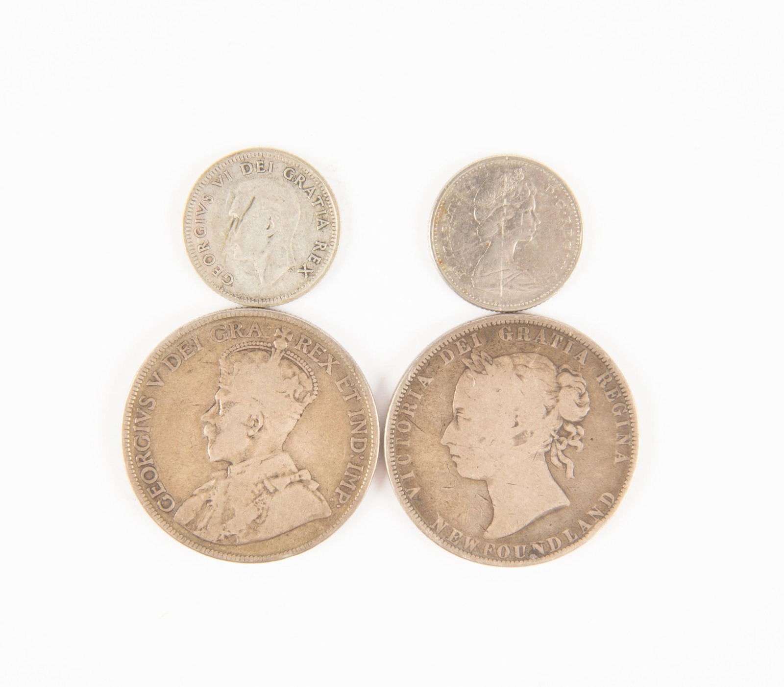 4 Canadian Silver Coins (1 of 2)