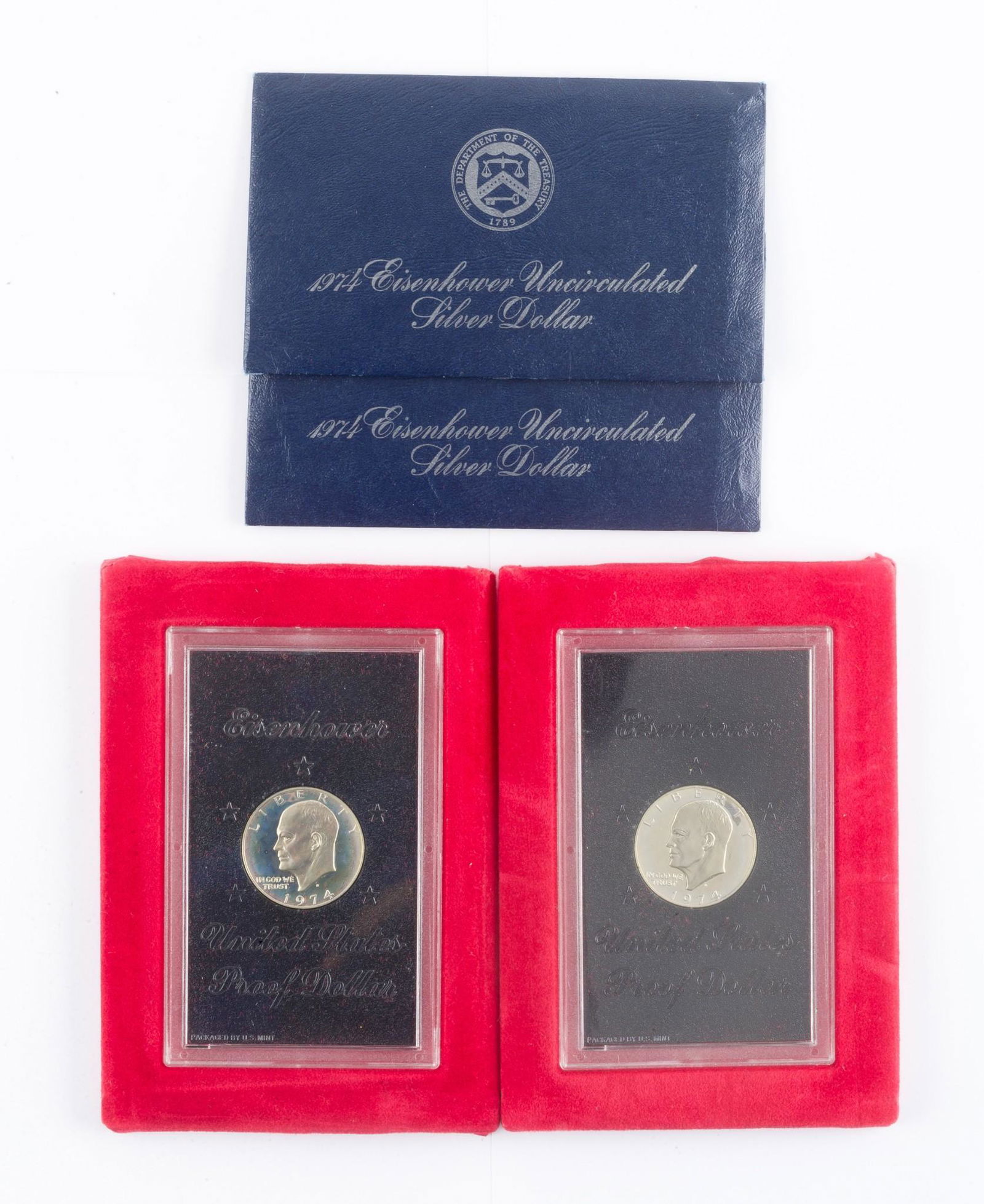 4 1974 Ike Dollars (1 of 3)