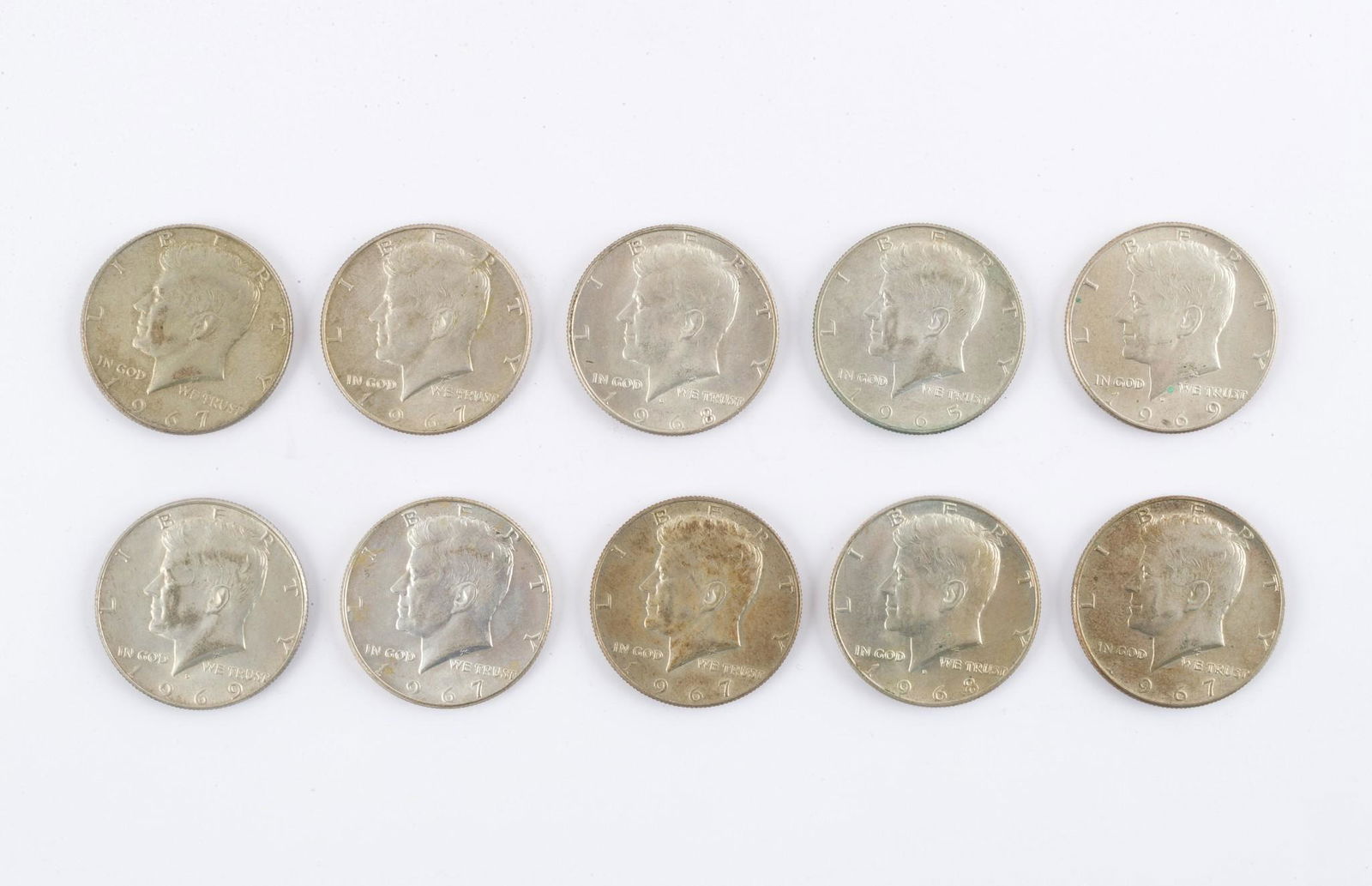 $5 Face 40% Silver Kennedy Half Dollars (1 of 2)