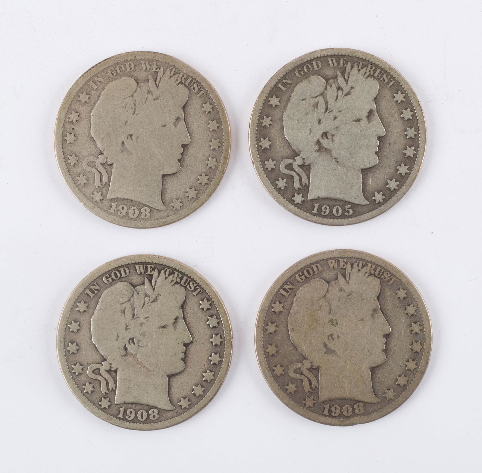 4 Silver Half Dollars (1 of 2)