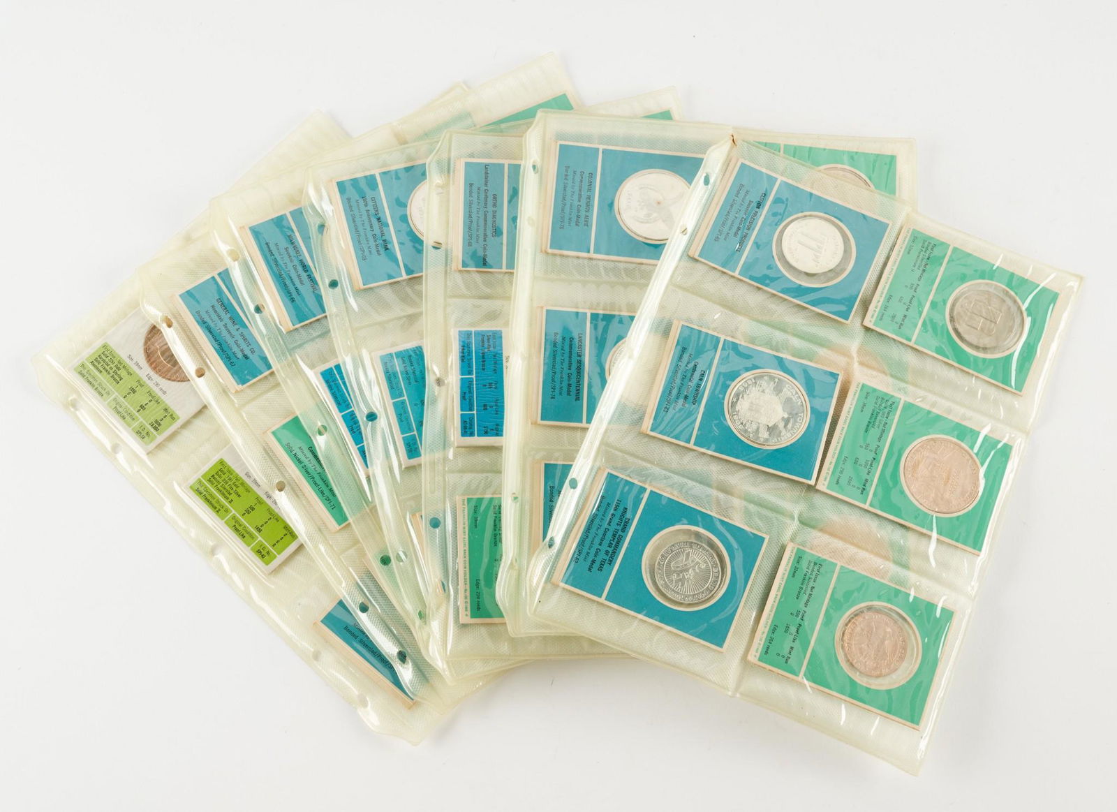 46 Franklin Mint Bronze & Silverclad Coin-Medals Incl Proof (1 of 9)