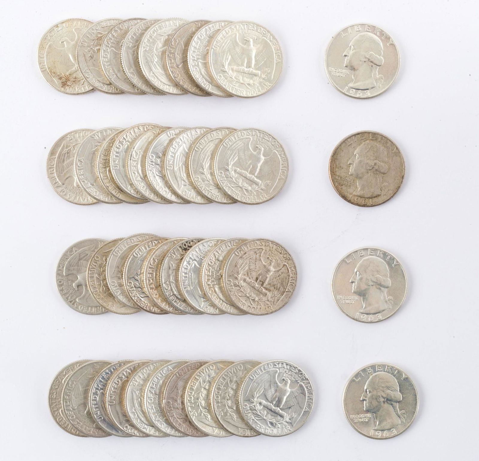 40 US Silver Quarters (1 of 1)