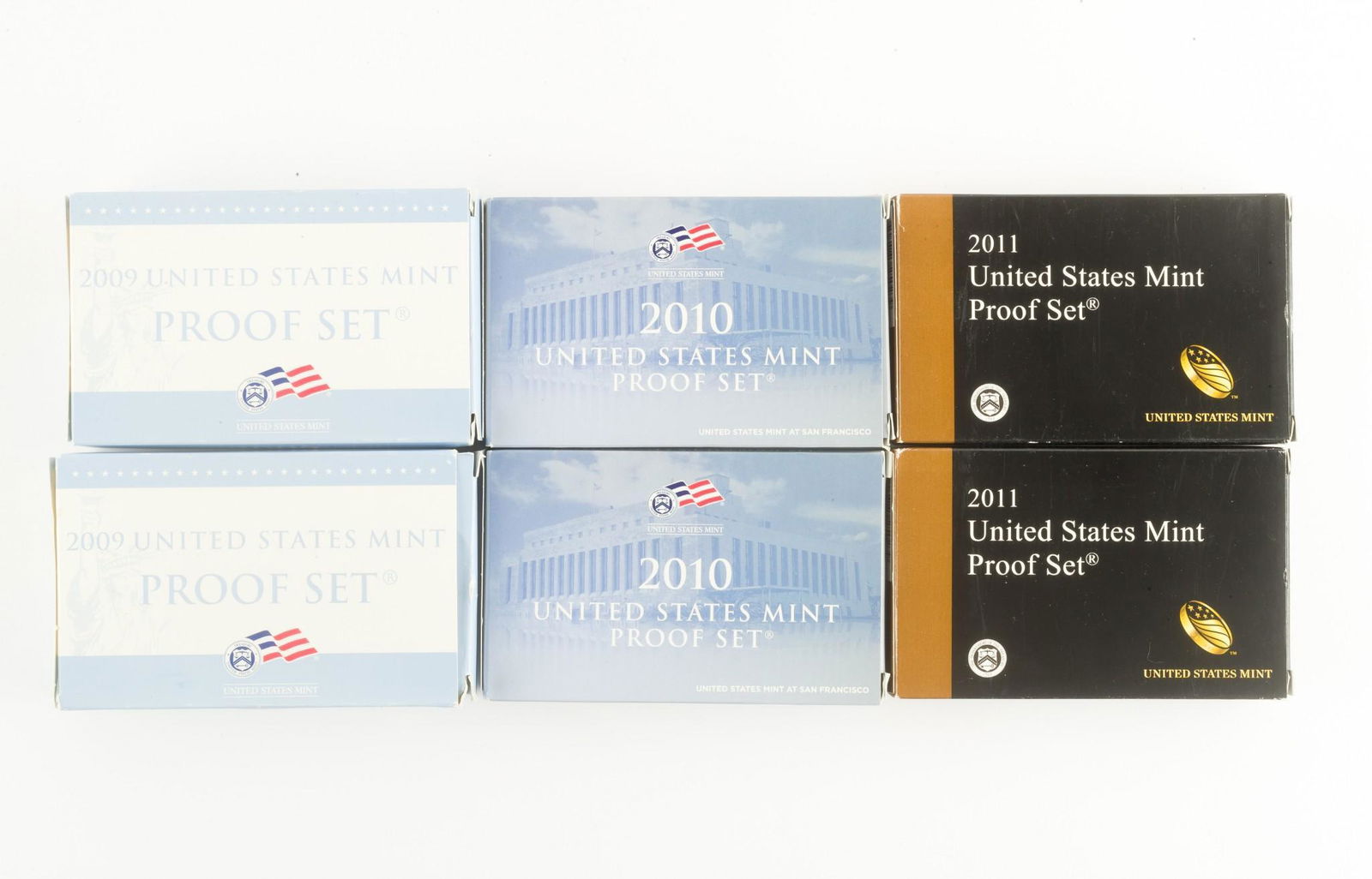 6 US Proof Sets (1 of 3)