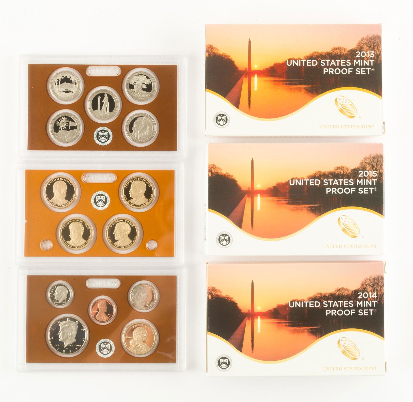 3 US Proof Sets (1 of 3)
