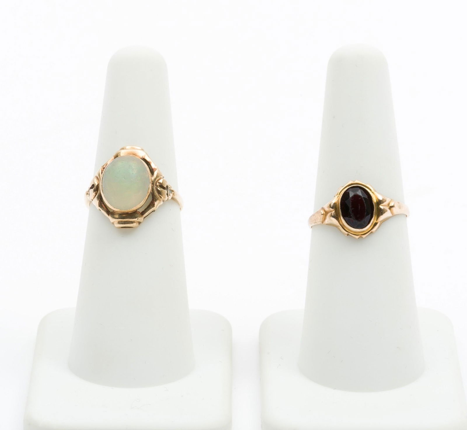 2 10K Gold & Gemstone Ladies Rings (1 of 7)