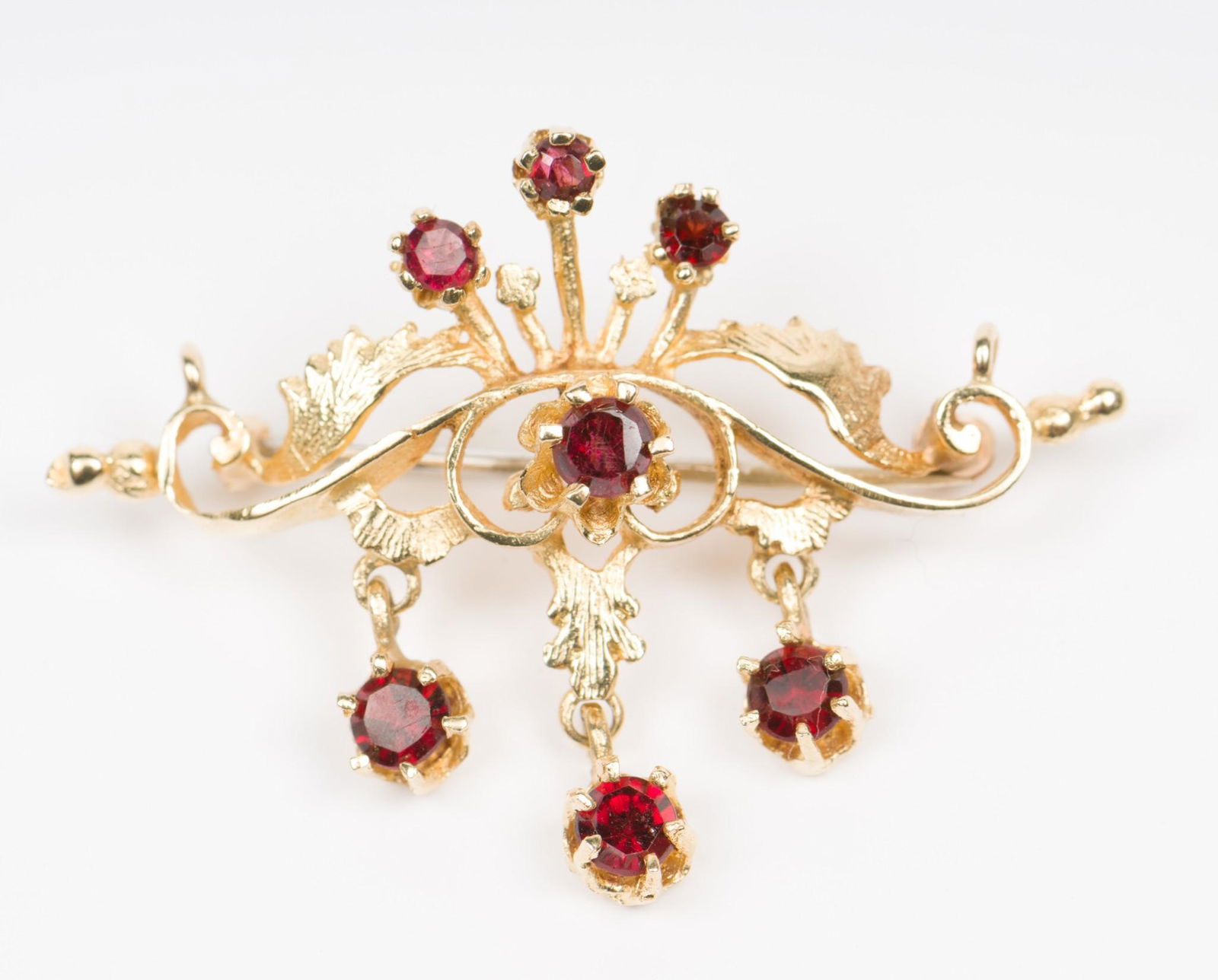 14K Gold & Garnet Pin (1 of 2)