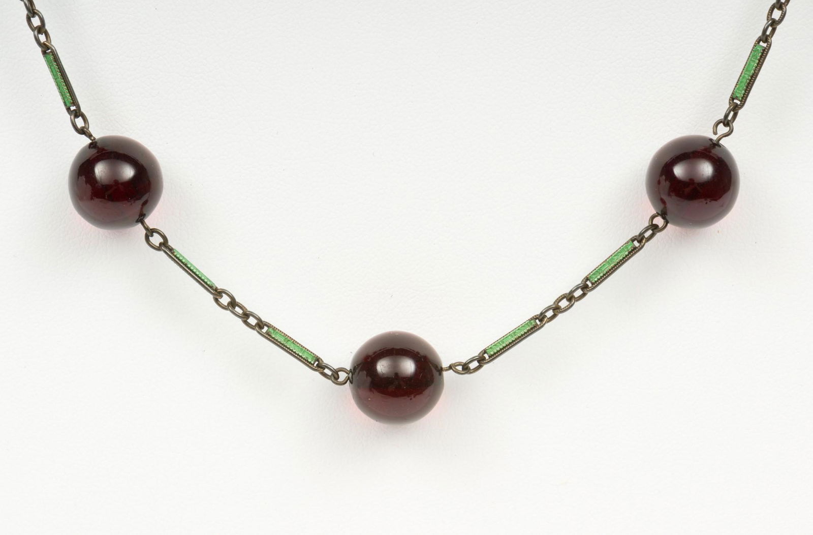 Vintage Cherry Amber Necklace (1 of 3)