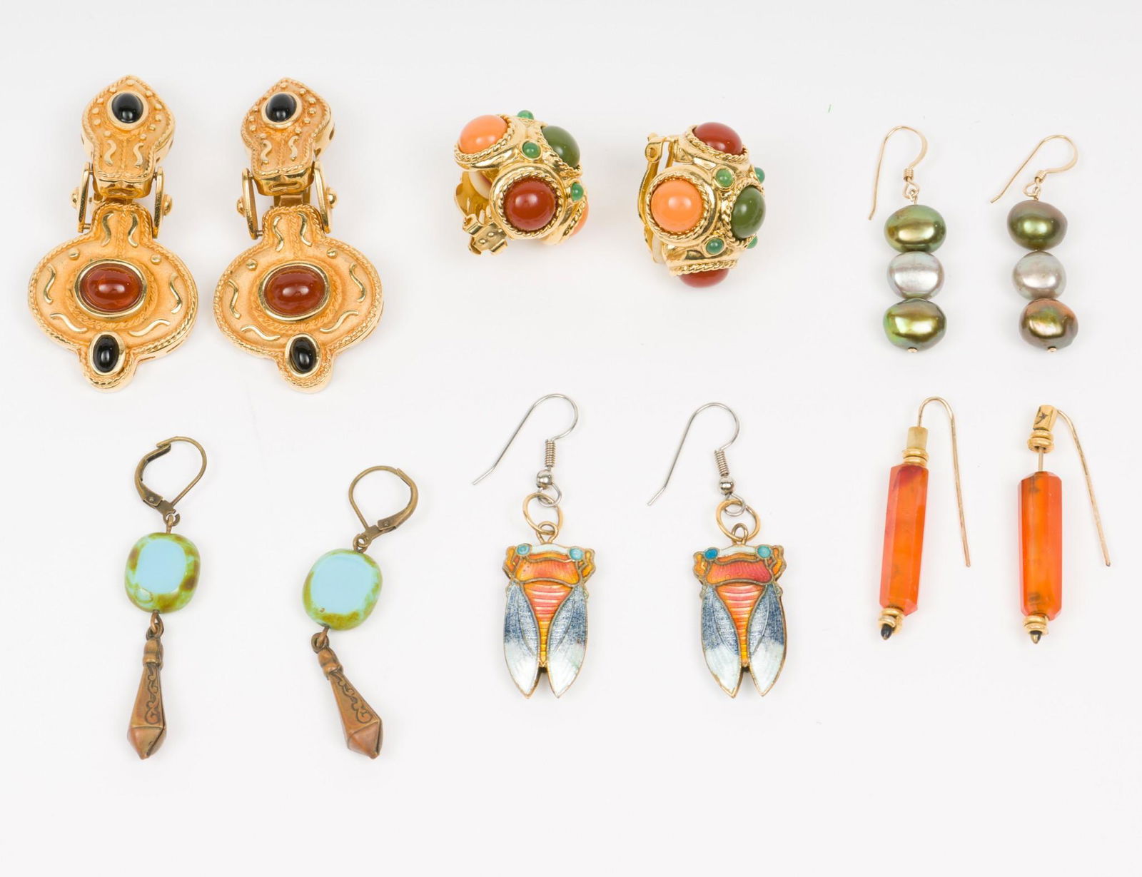 6 Pairs of Costume Earrings including Joan Rivers (1 of 13)