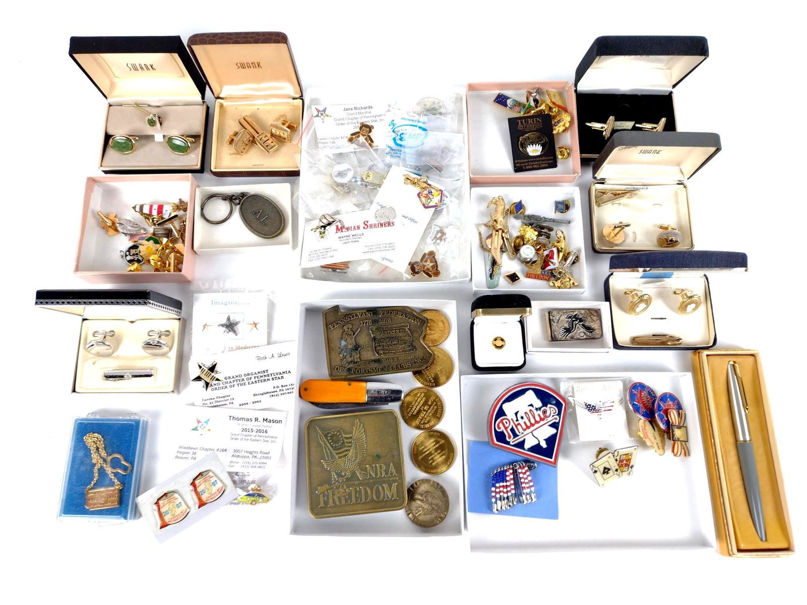 Group of Costume Jewelry incl Gentleman's (1 of 4)