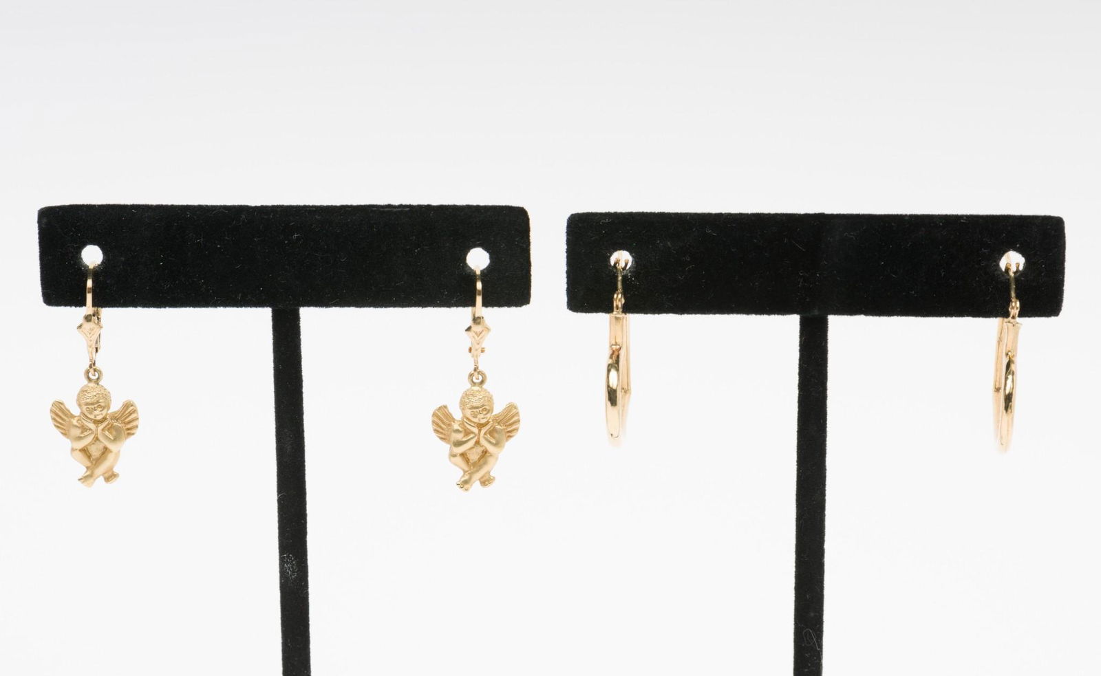 2 Pairs 14K Gold Earrings (1 of 7)
