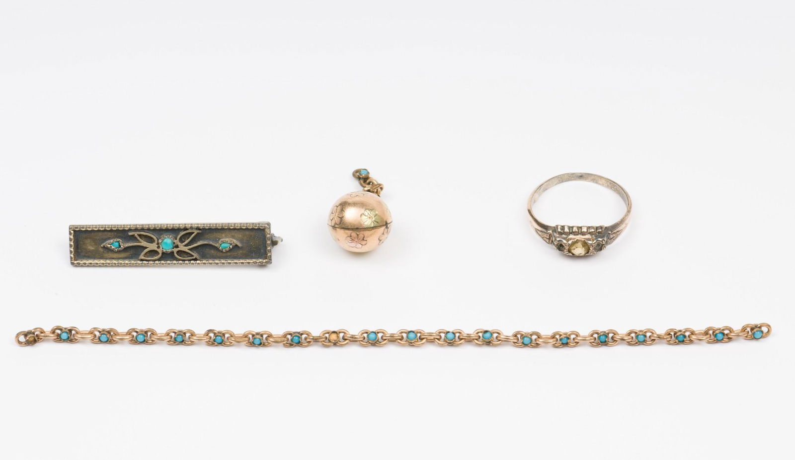 3 Pieces Goldfilled Victorian Jewelry (1 of 9)