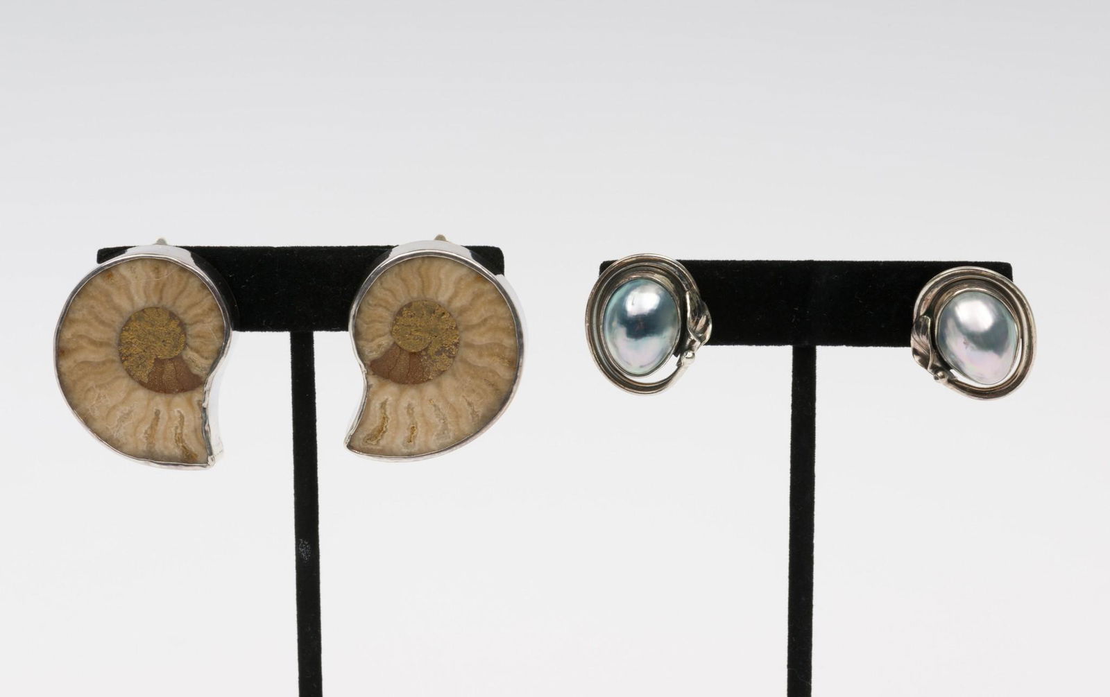 2 Pairs Sterling Nautical Themed Earrings (1 of 6)