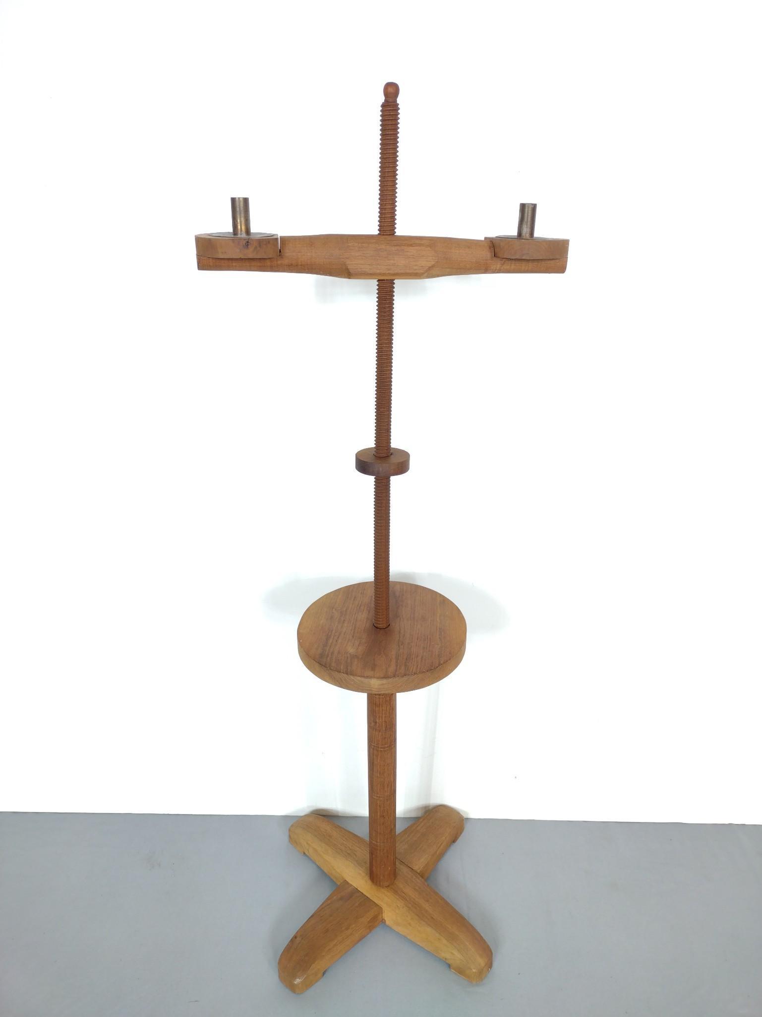 Candle Stand: 18-1/4" wide X 14" deep X 51" high. MG IMPORTANT: Before bidding, please read the terms and conditions. When you registered for the auction you agreed to these terms and will be required to comply wit