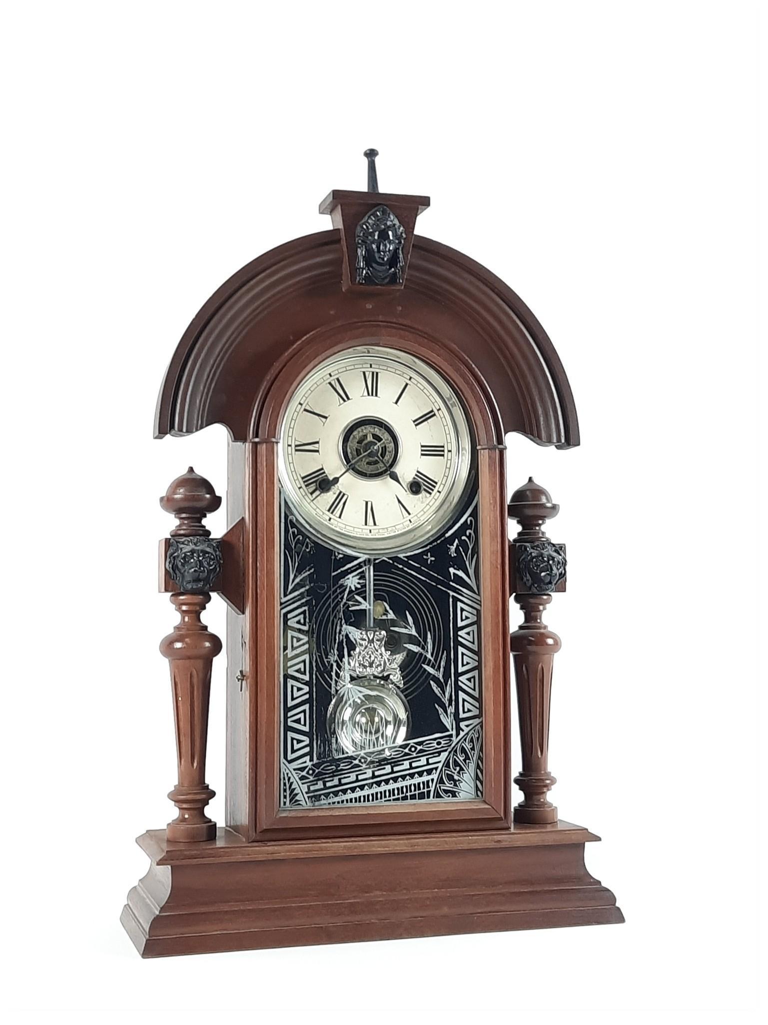 Ansonia King Model Mantel Clock (1880-1907) (1 of 4)