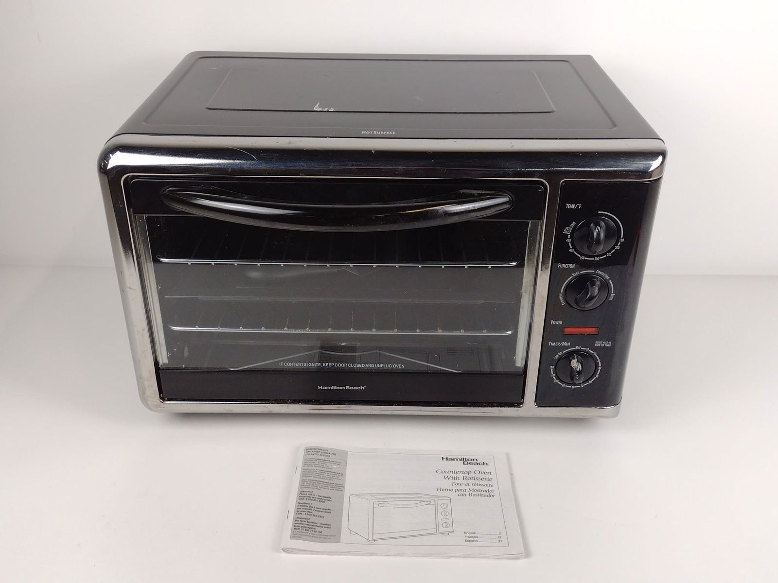 Hamilton Beach Countertop Oven With Rotisserie (1 of 6)