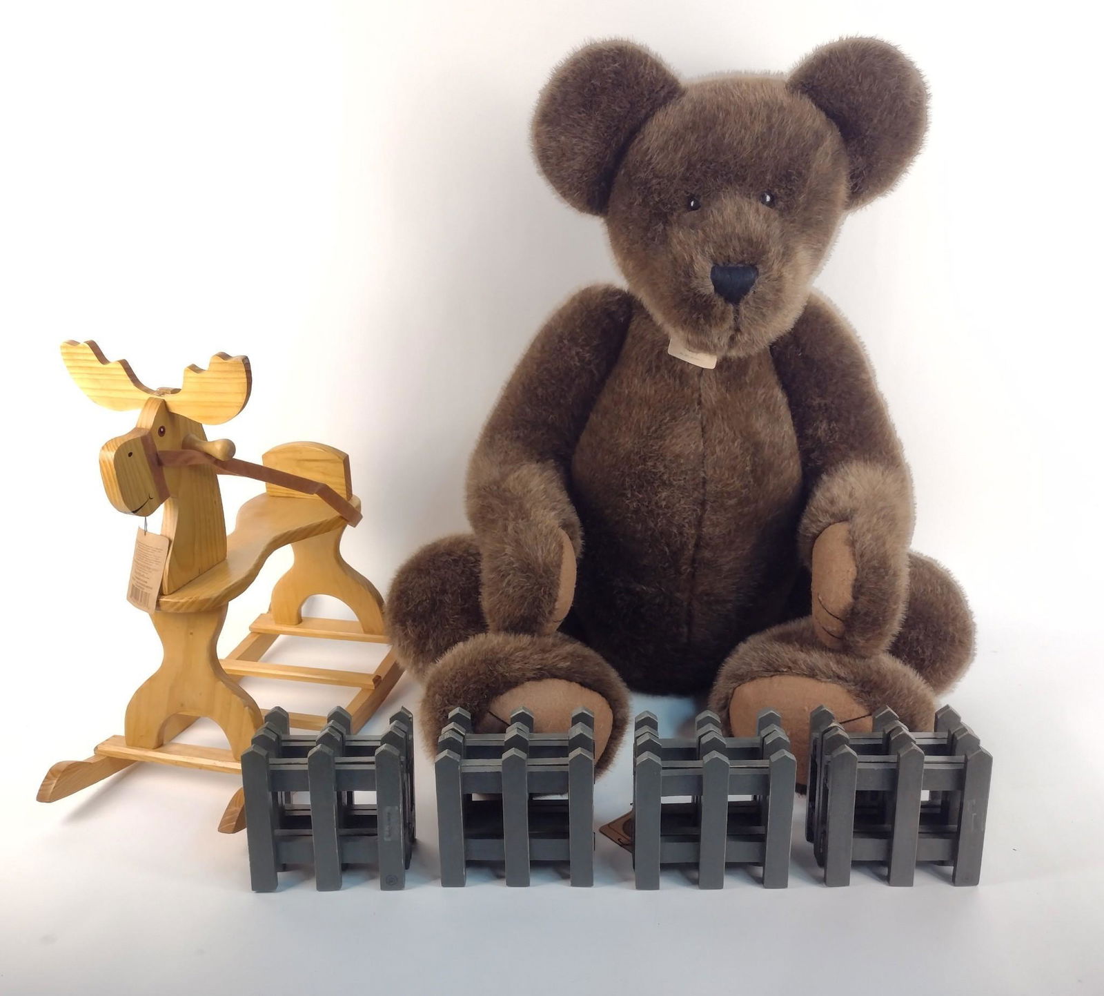 6 Pcs Boyds Bear incl Moxley The Rocking Moose (1 of 9)