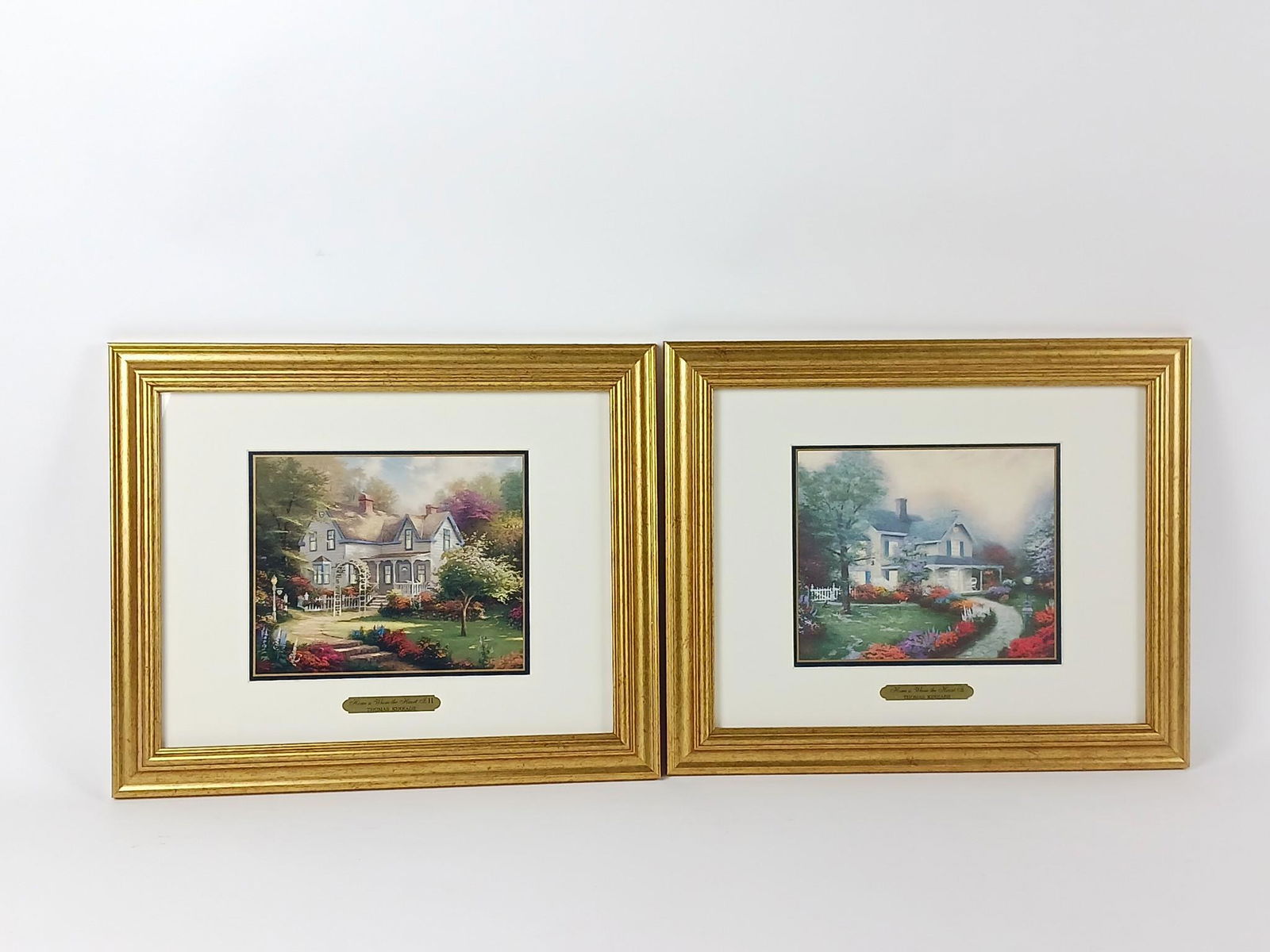 2 Thomas Kinkade Prints incl Home is Where The Heart IsI and II (1 of 5)