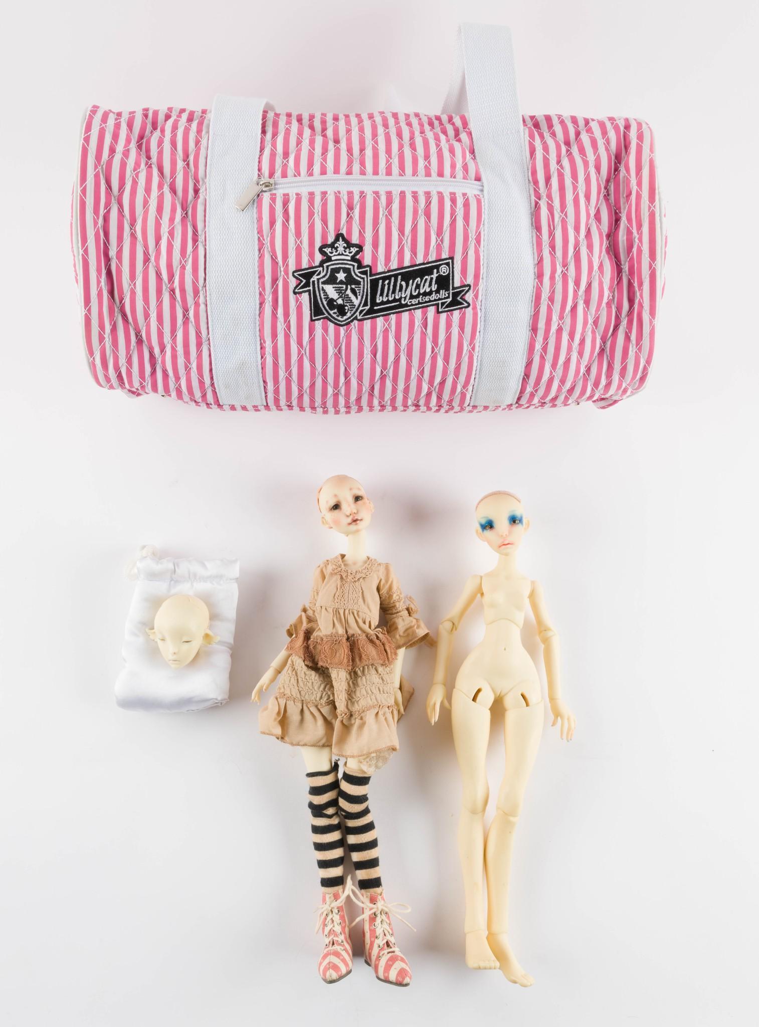 Three Lilycat  Cerisedolls Dolls and 1 Head (1 of 5)