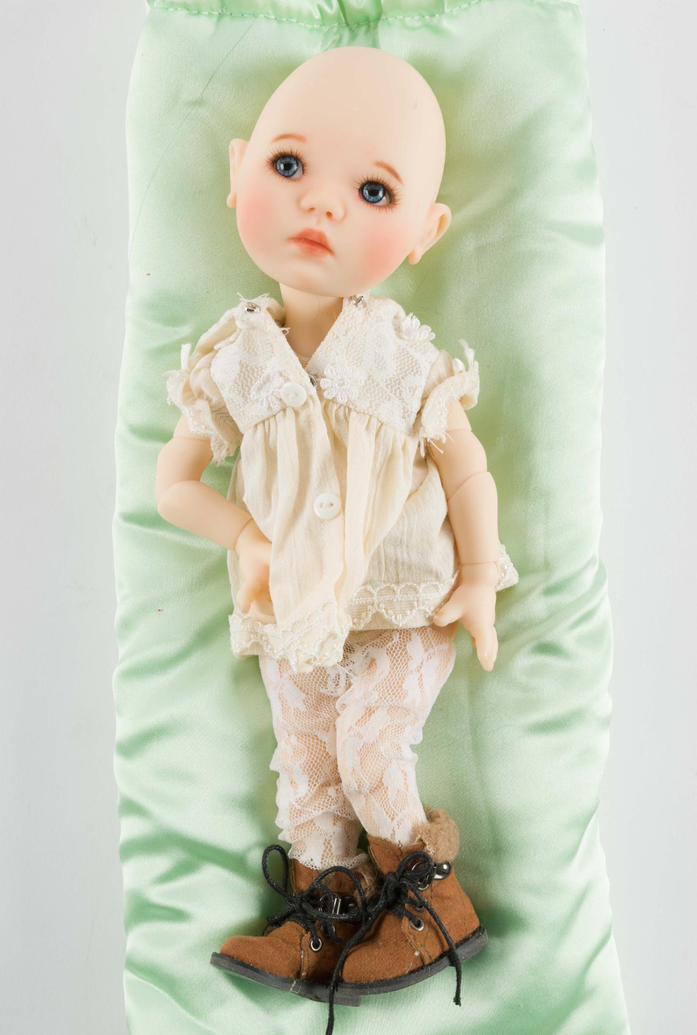 Meadow Dolls, Mini Sofie painted by Charlene Smith (1 of 1)