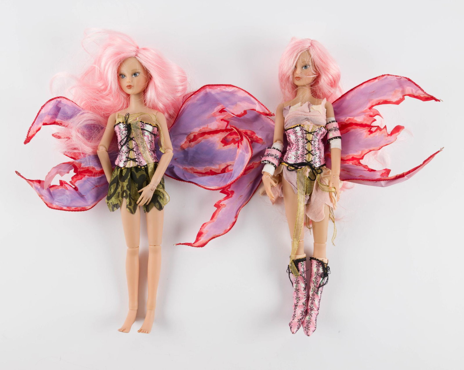 2 ADG Dolls: Both full sets, one missing boots 16" IMPORTANT: Before bidding, please read the terms and conditions. When you registered for the auction you agreed to these terms and will be required to comply with