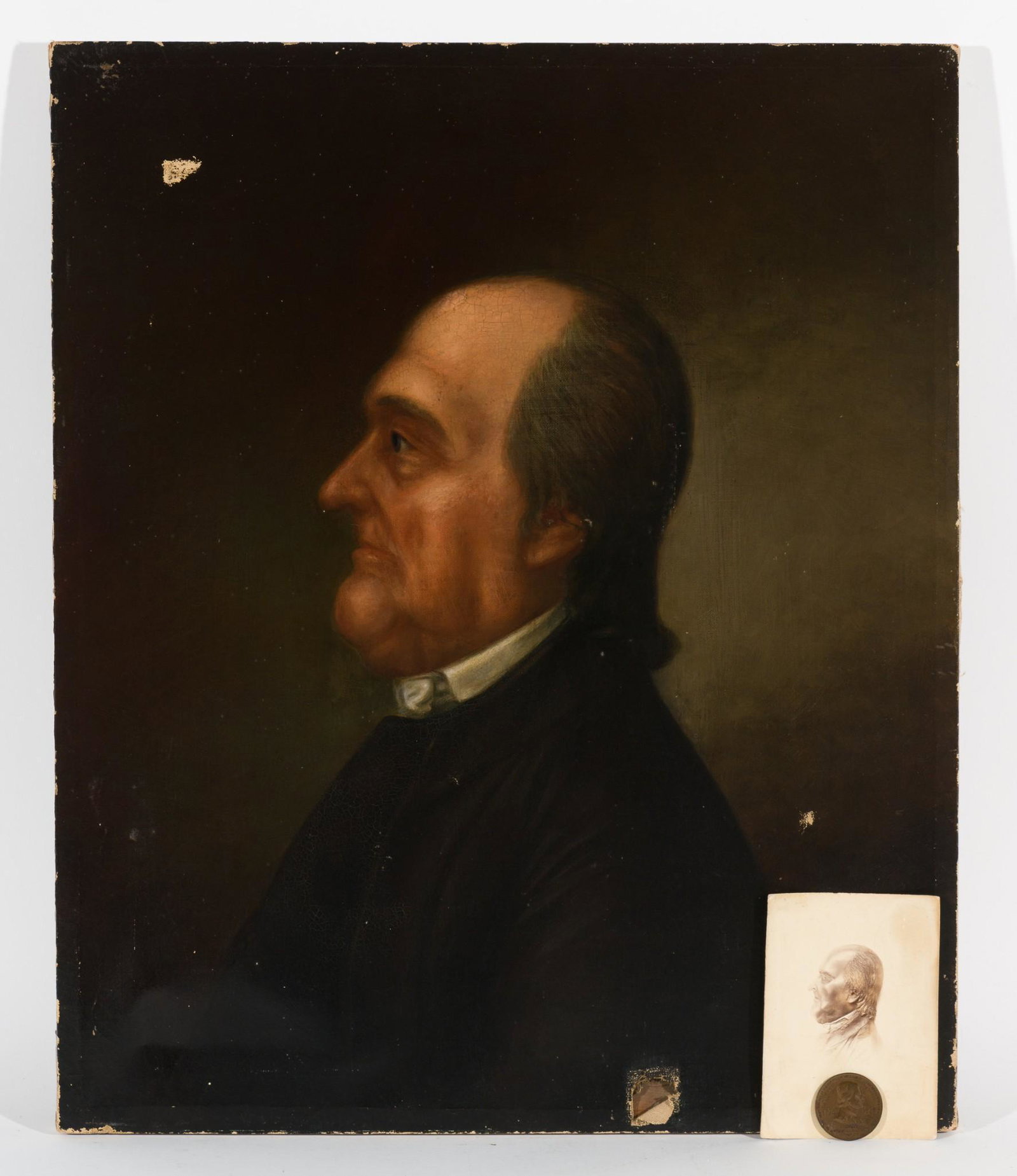 Bishop Philip William Otterbein Portrait and Commemorative Medallion (1 of 10)