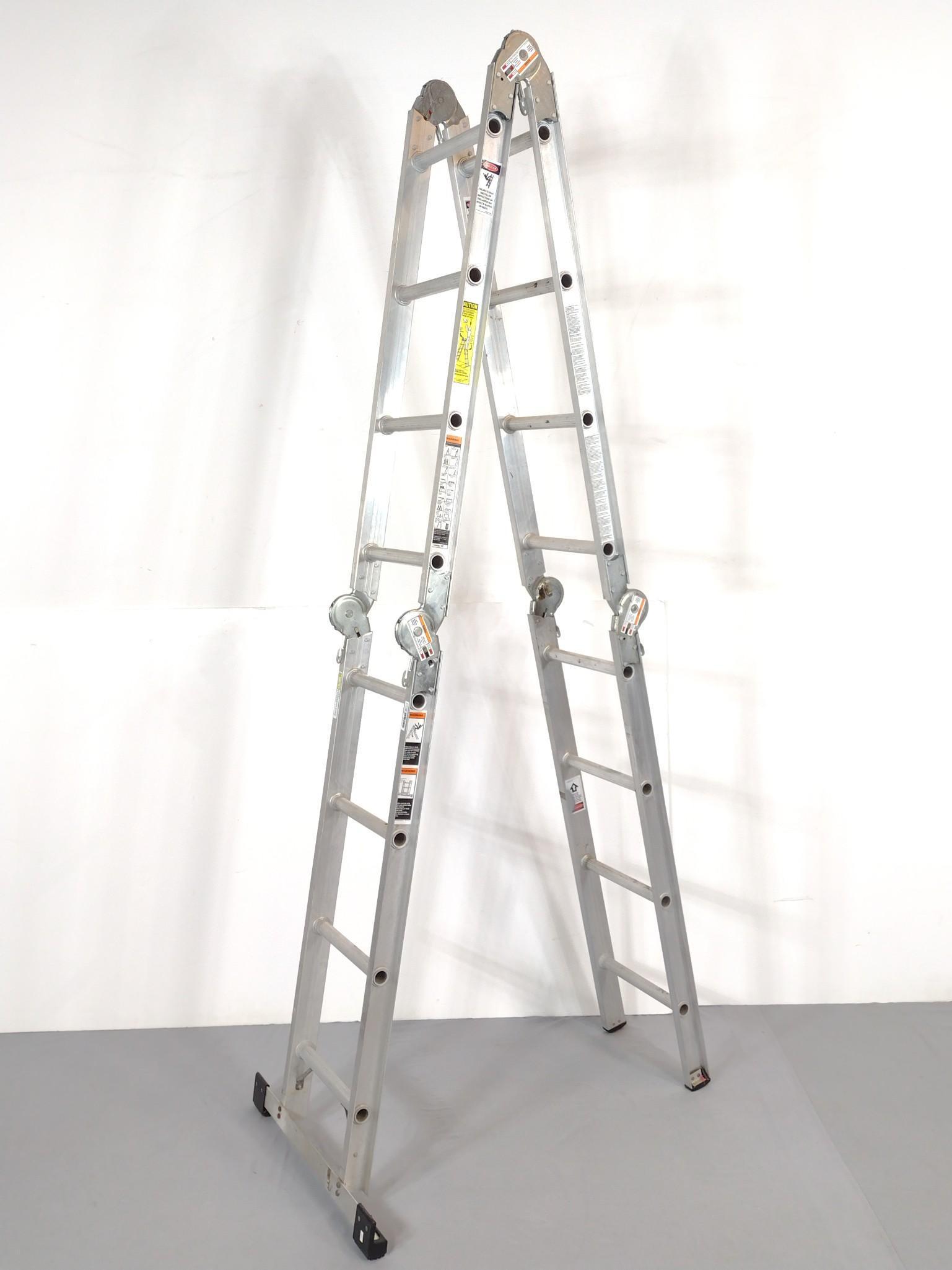 Werner 16ft Aluminum Folding Multi-Position Ladder (1 of 4)