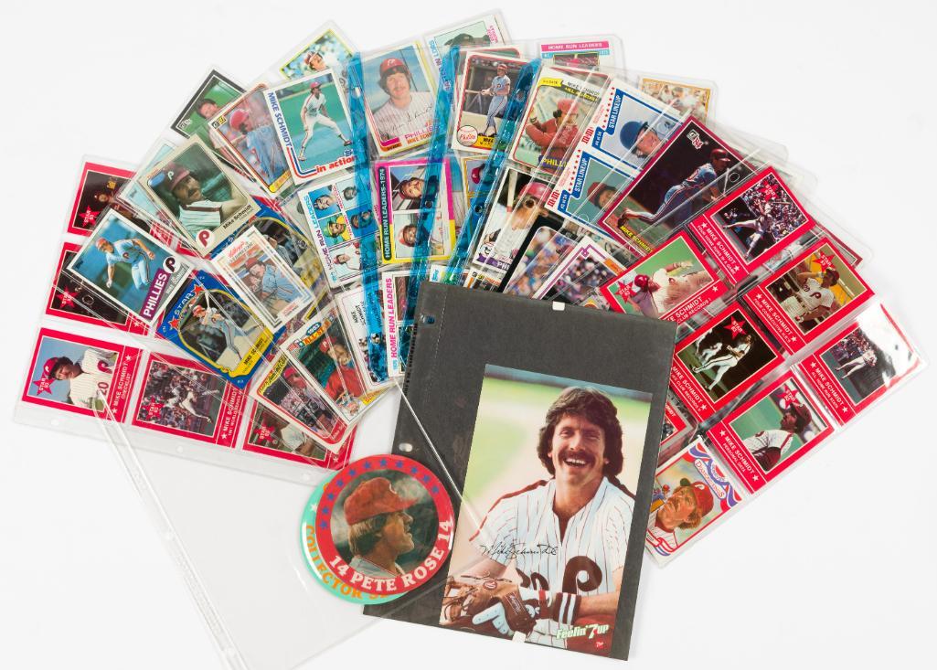 91 Mike Schmidt Cards Incl 2 1987 Superstar Discs (1 of 16)