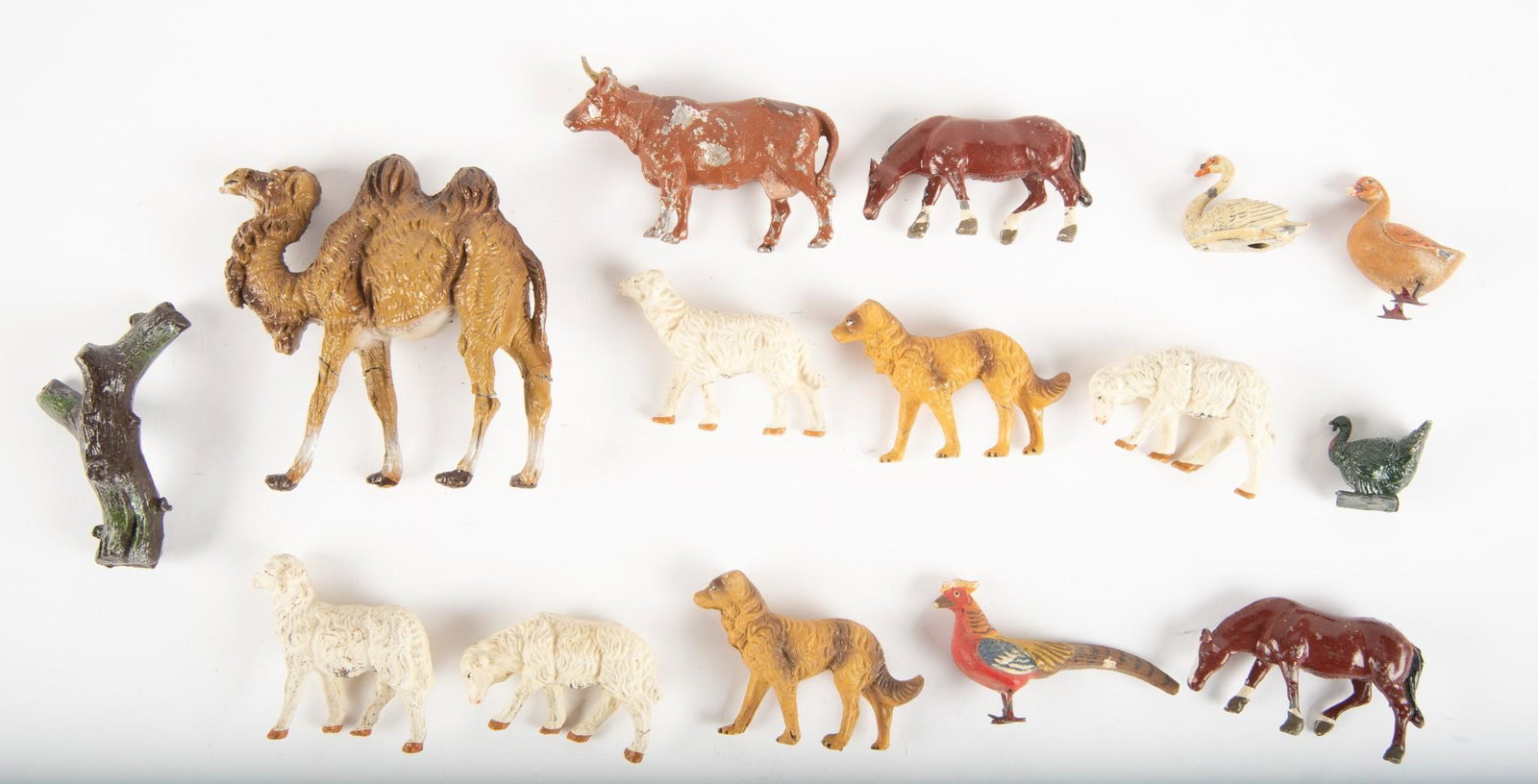 15 Metal and Composition Animal Figurines (1 of 11)