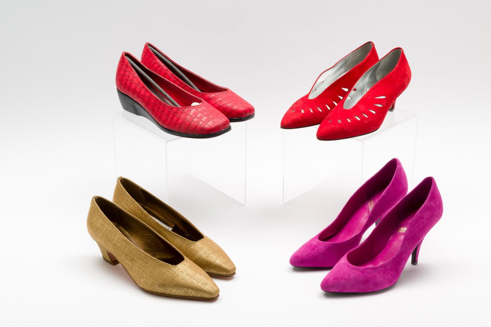 4 Pairs Ladies Dress Shoes Size 9M (1 of 10)