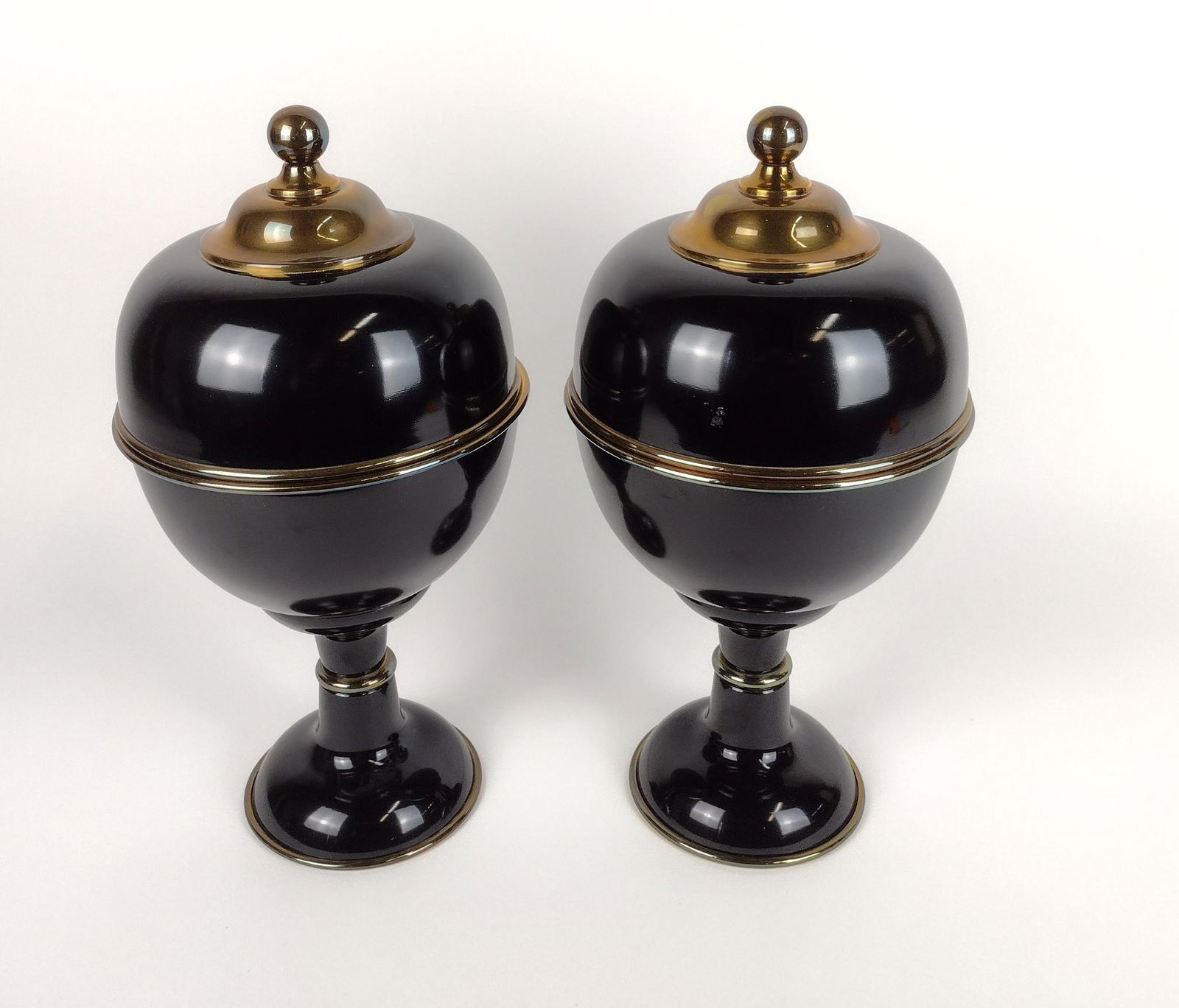 2 Enameled Guild Master Urns (1 of 4)