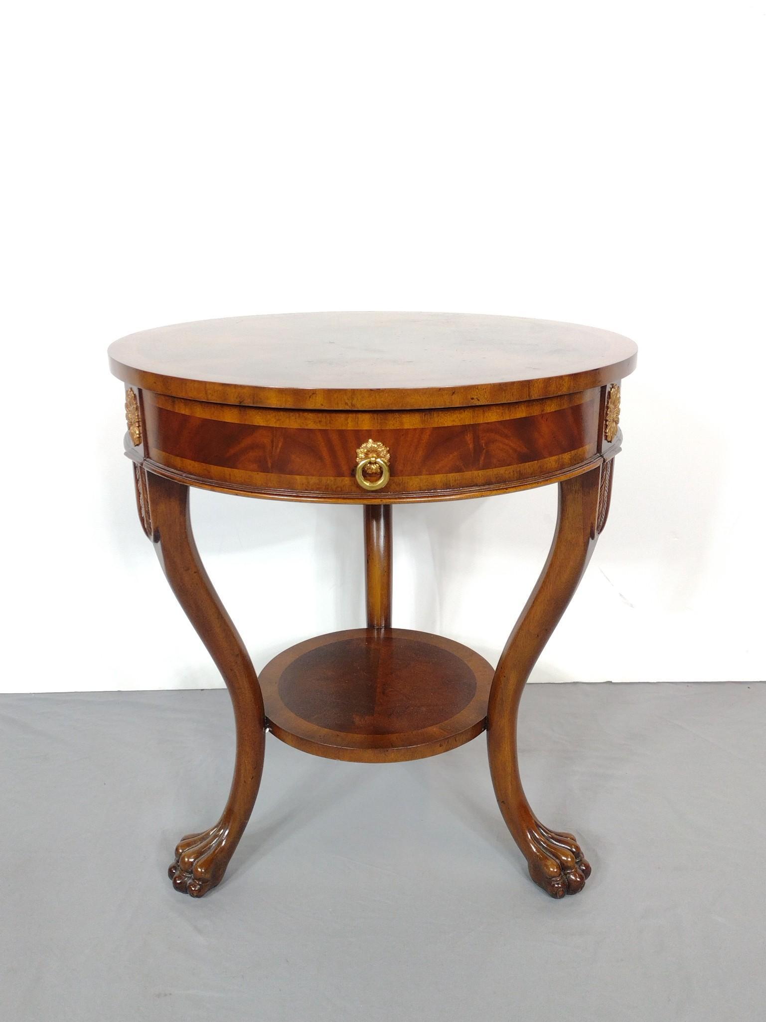 Maitland-Smith Single Drawer Table (1 of 8)