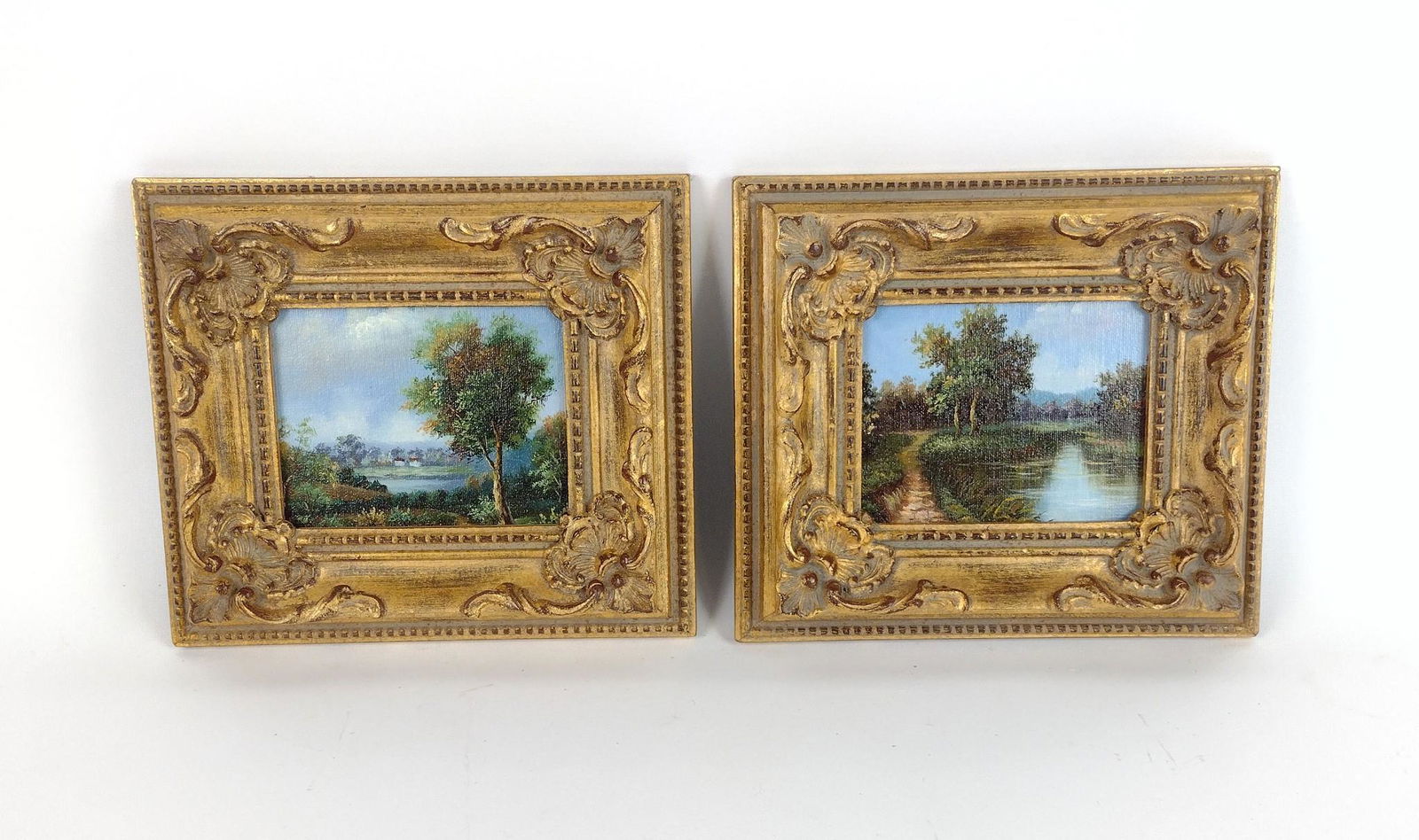2 Miniature Landscape Paintings (1 of 5)