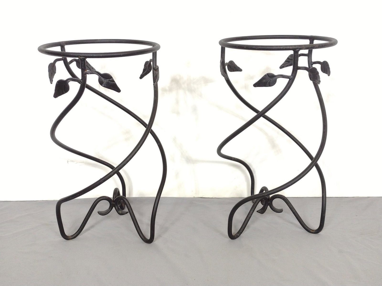 Pair Of Wrought Iron Stands (1 of 4)