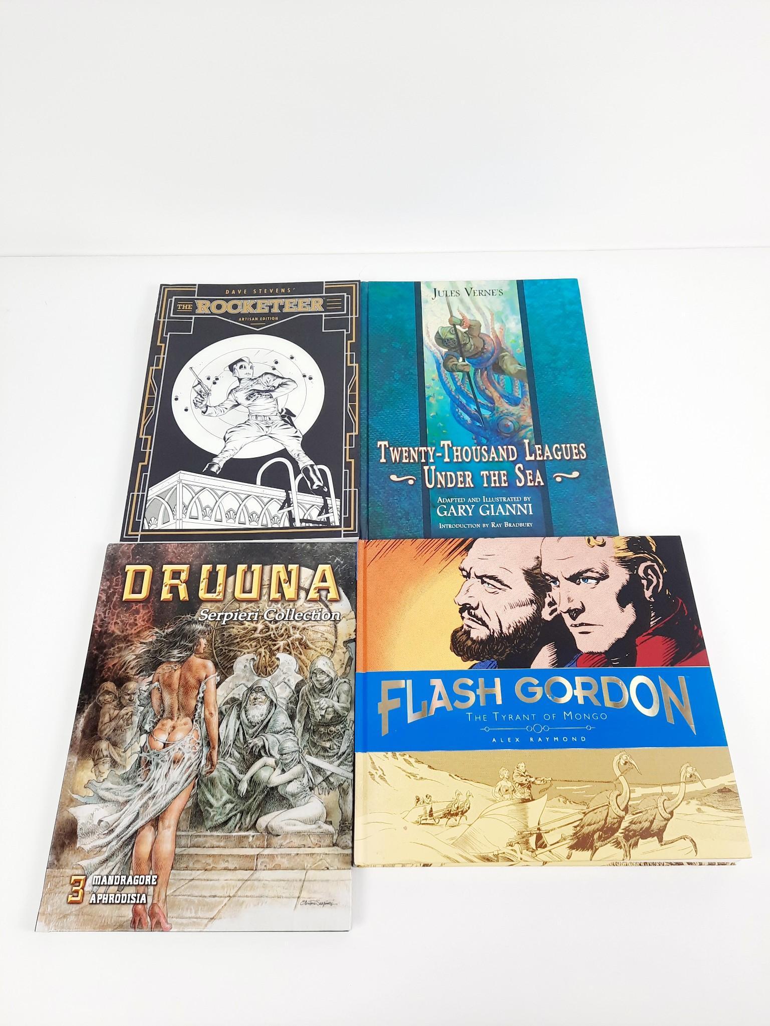 4 Adult Illustrated Graphic Novels incl Flash Gordon (1 of 11)