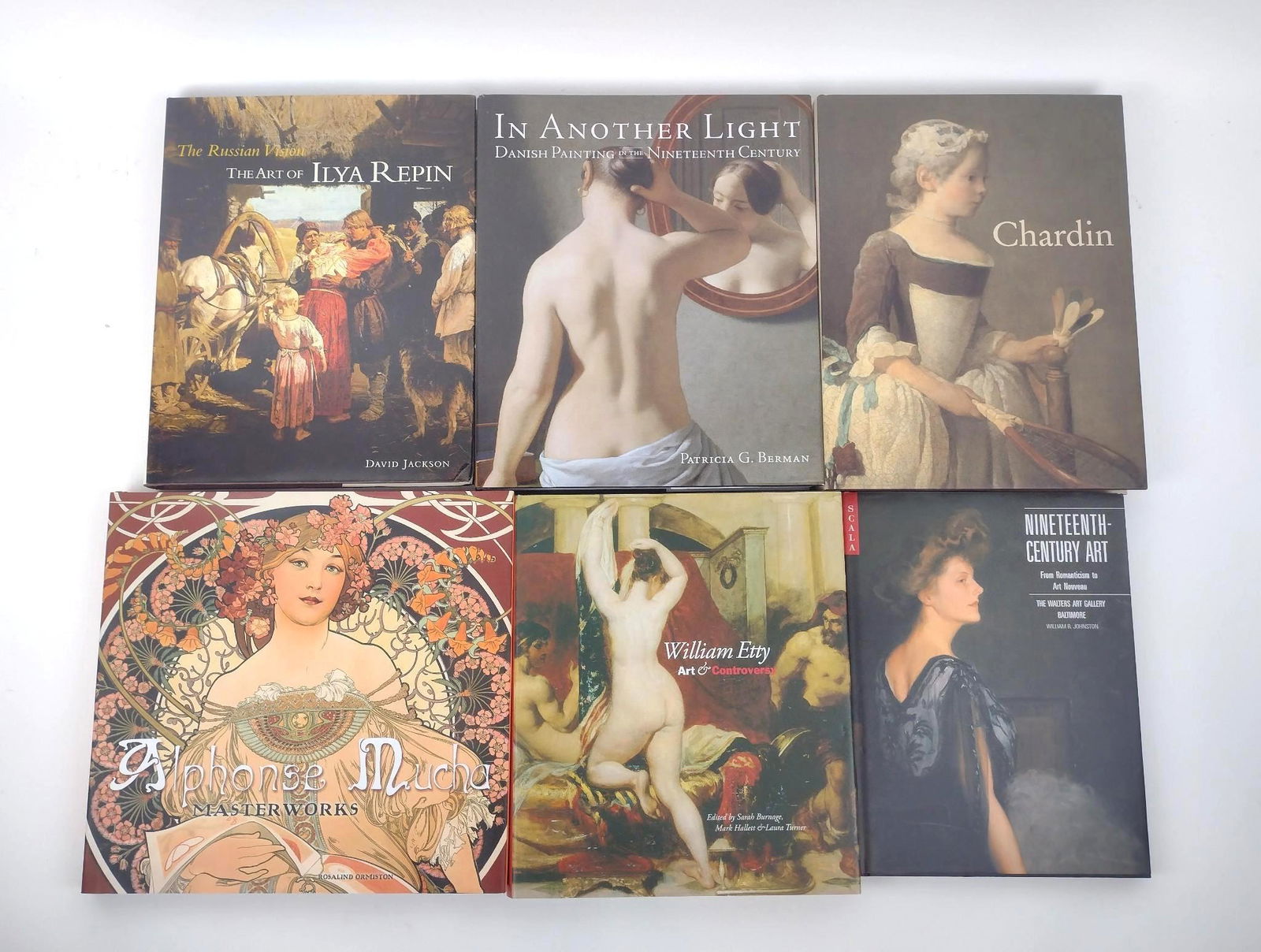 6 Art Books incl Alphonse Mucha Masterworks (1 of 12)